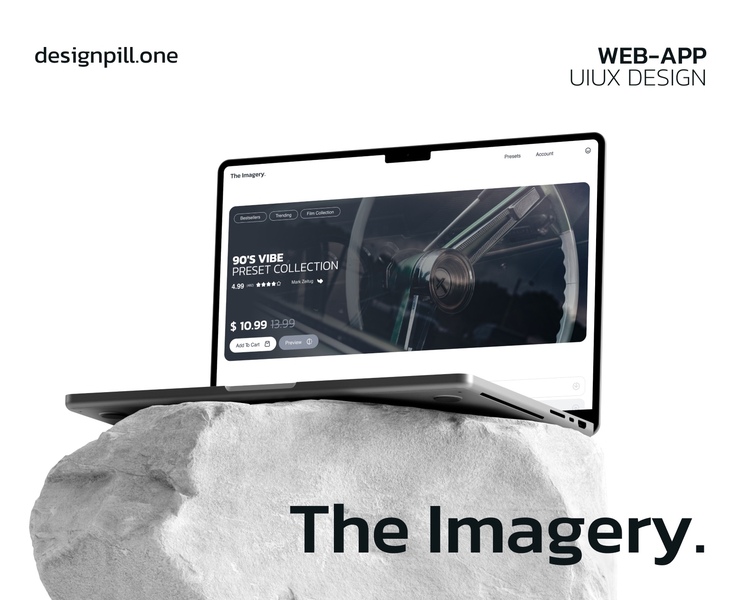 Imagery – Web-App UIUX Design на Dprofile