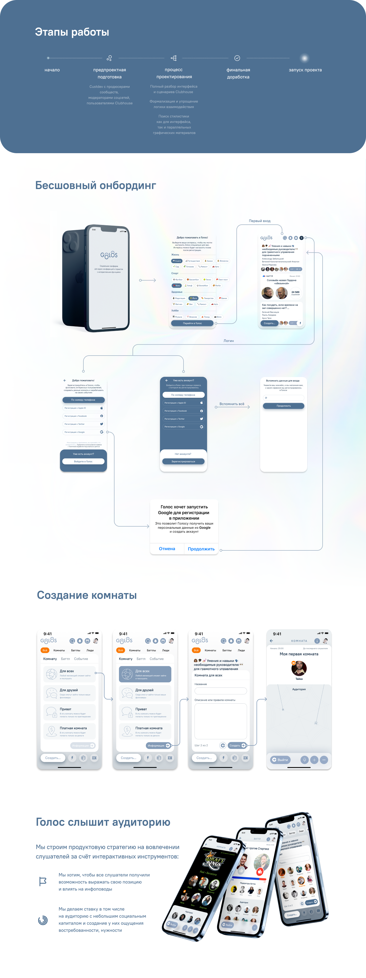 GOLOS — Изображение №2 — Интерфейсы, Графика на Dprofile