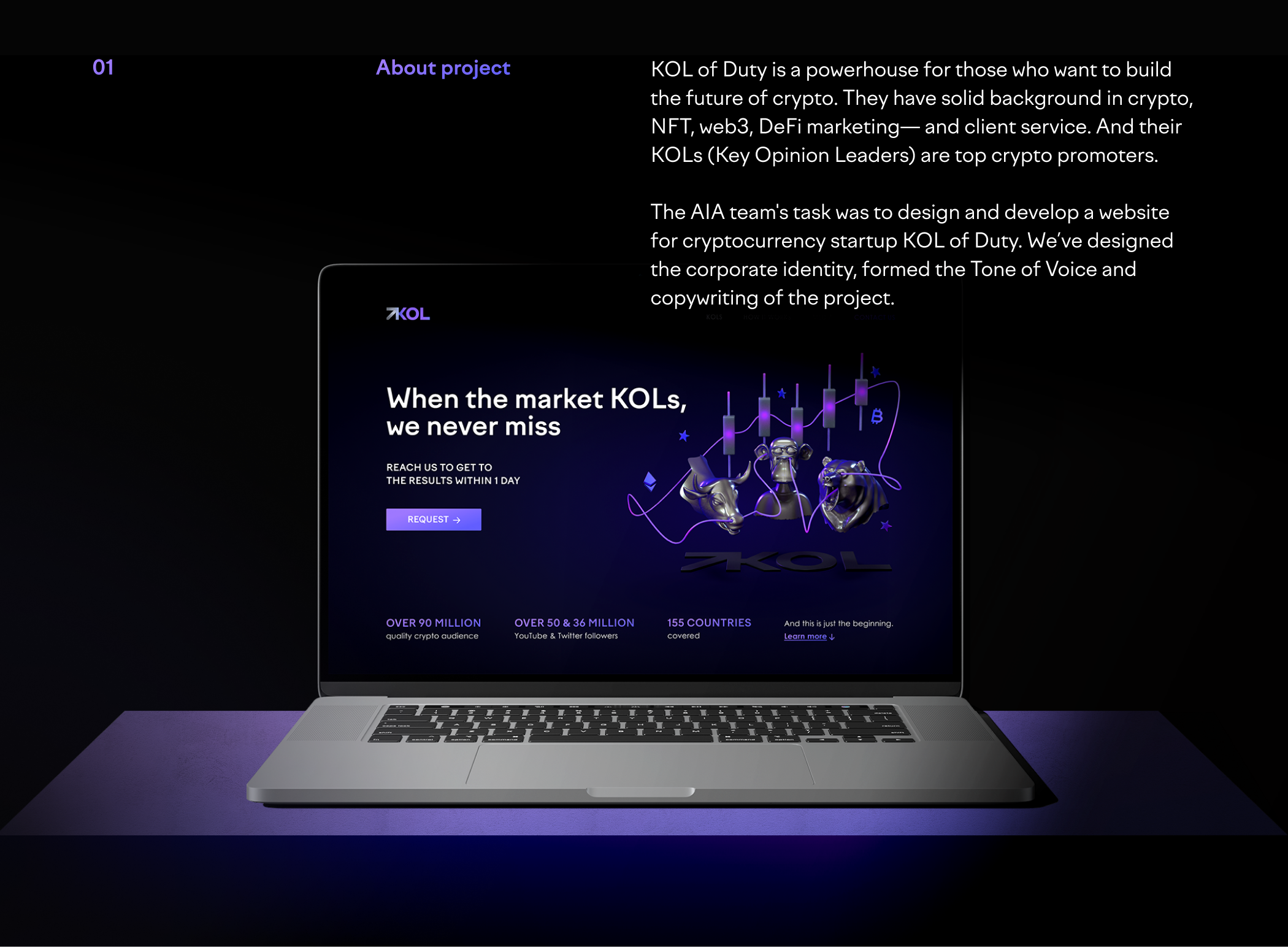 Website | KOL OF DUTY — Изображение №1 — Интерфейсы, 3D на Dprofile