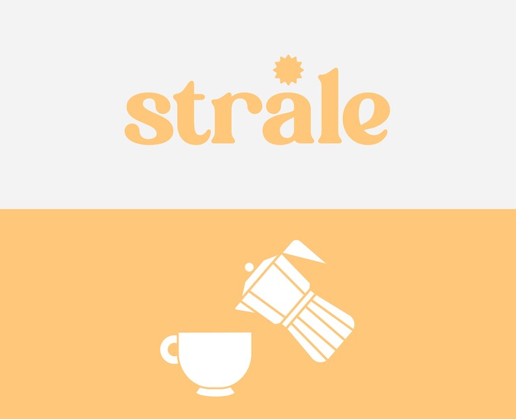 Strale | Кофе и десерты — Брендинг, Иллюстрация на Dprofile
