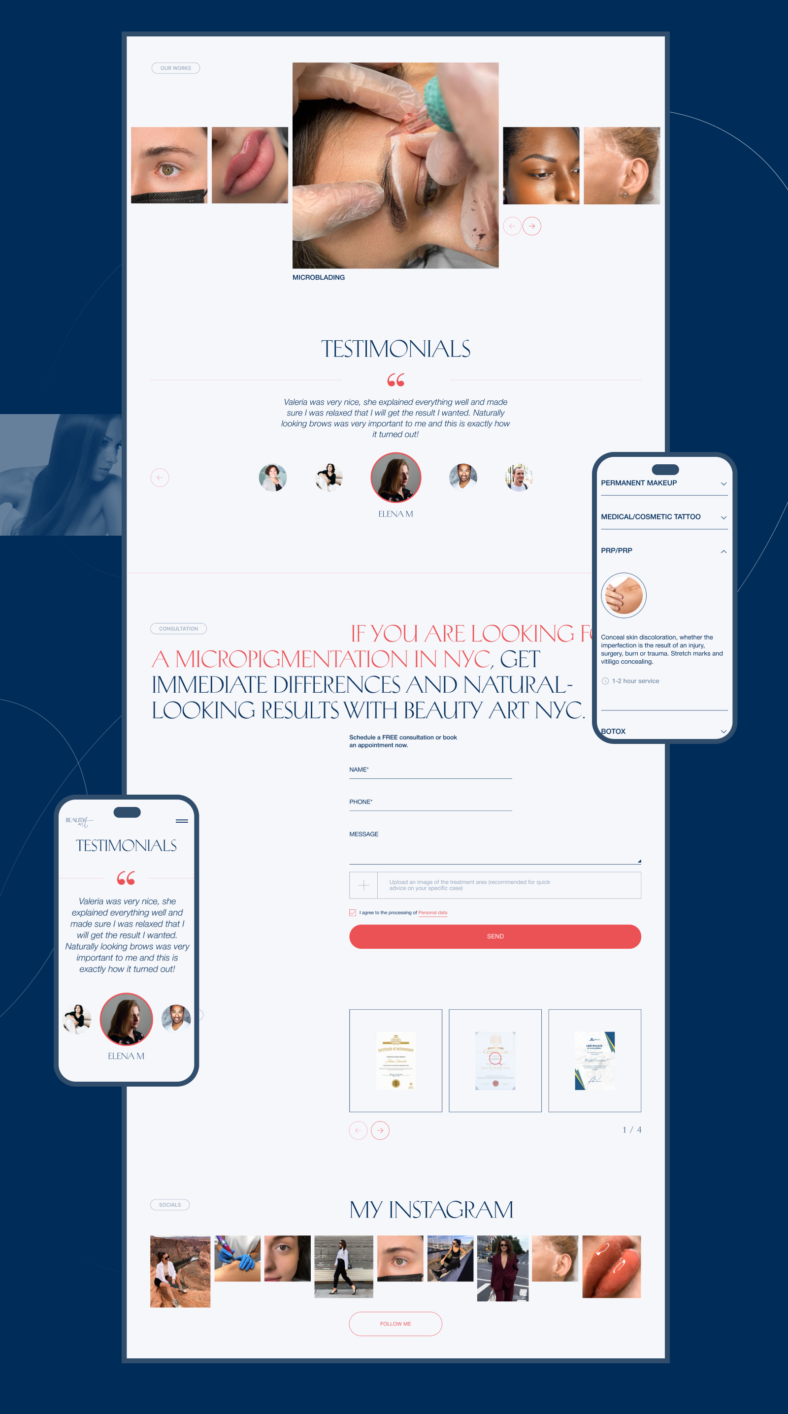 Beauty Art — Изображение №7 — Интерфейсы, Брендинг на Dprofile