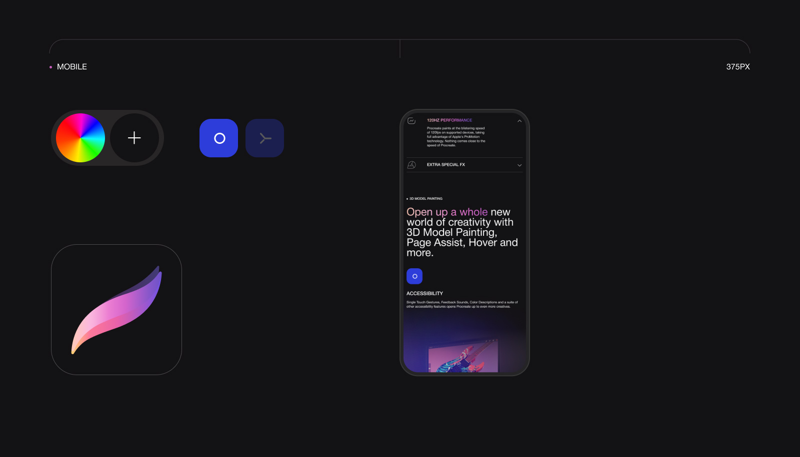 Procreate — Изображение №5 — Интерфейсы, Брендинг на Dprofile