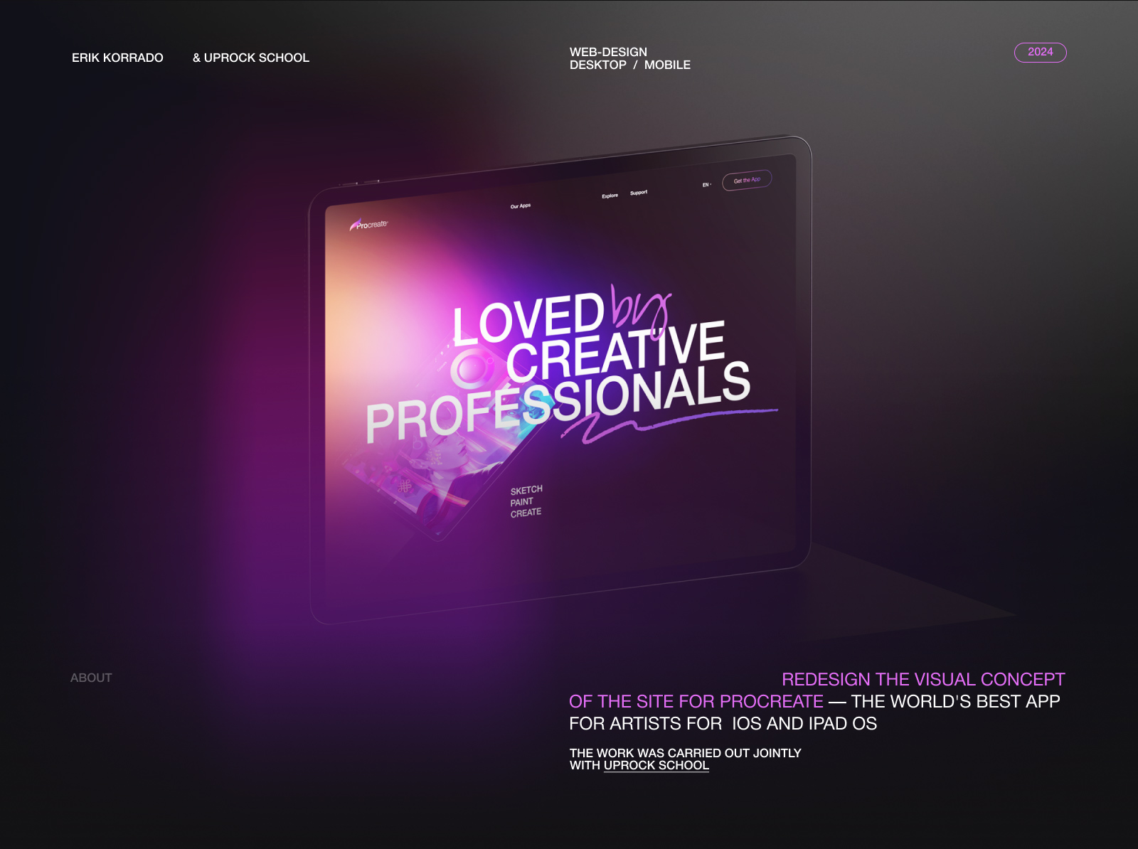 Procreate — Изображение №1 — Интерфейсы, Брендинг на Dprofile
