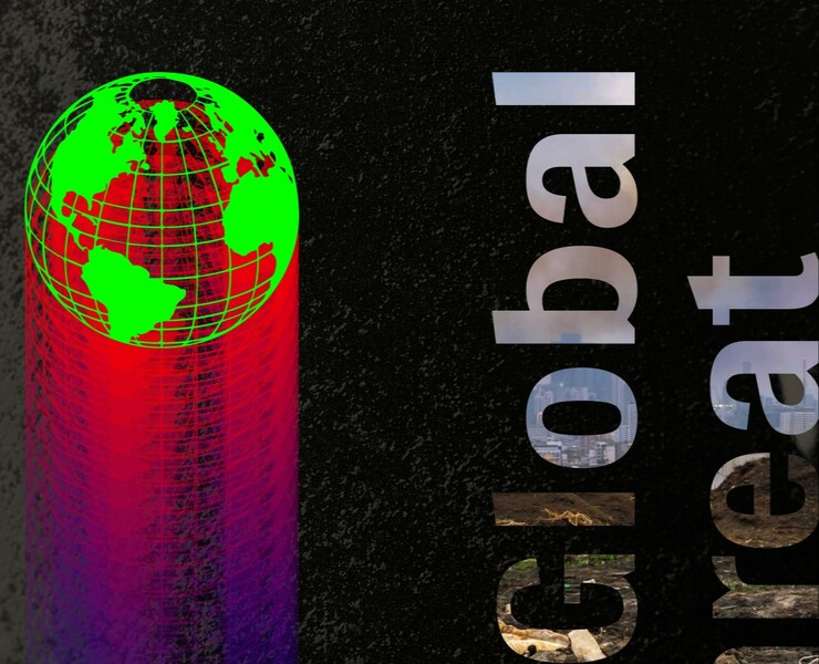 Плакат "The Global Threat" — Иллюстрация, Графика на Dprofile