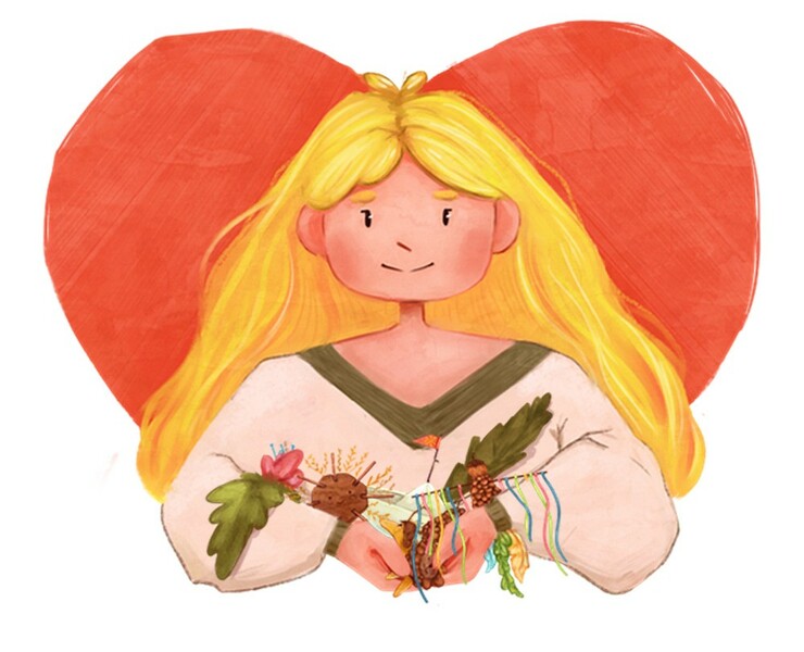 Children's interactive book - Маленькая Волшебница — Иллюстрация на Dprofile