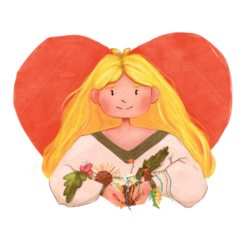 Children's interactive book - Маленькая Волшебница — Изображение №1 — Иллюстрация на Dprofile