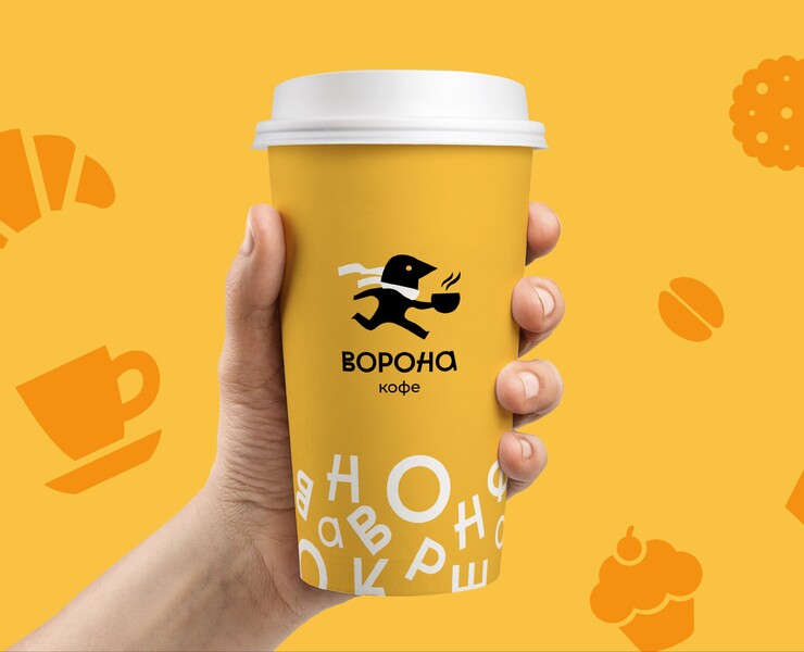 Брендинг для кофейни «ВОРОНА КОФЕ» на Dprofile