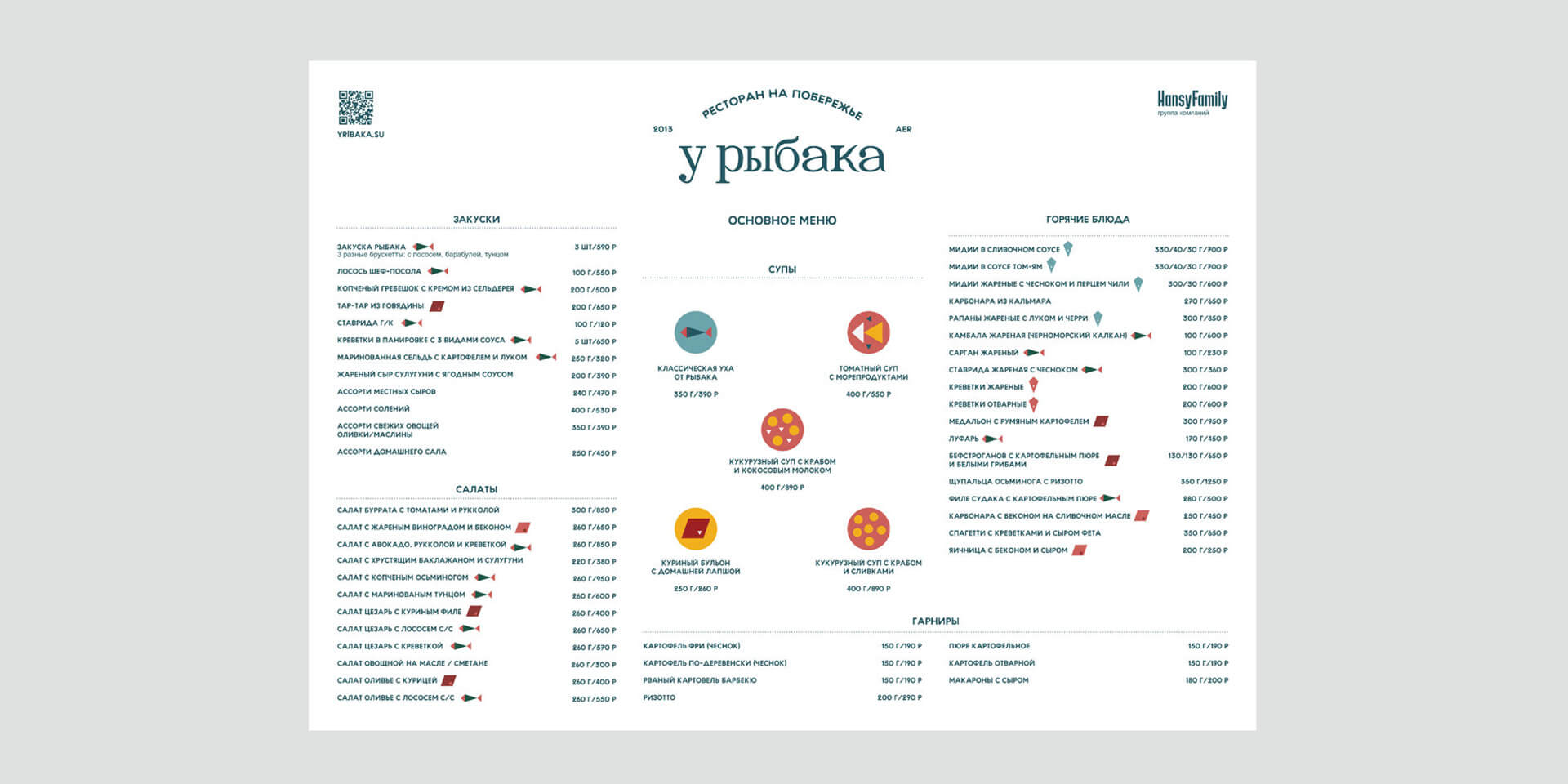 ресторан «у рыбака» — Изображение №23 — Брендинг на Dprofile