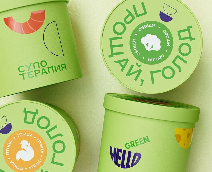 Hello Green — Брендинг, Графика на Dprofile