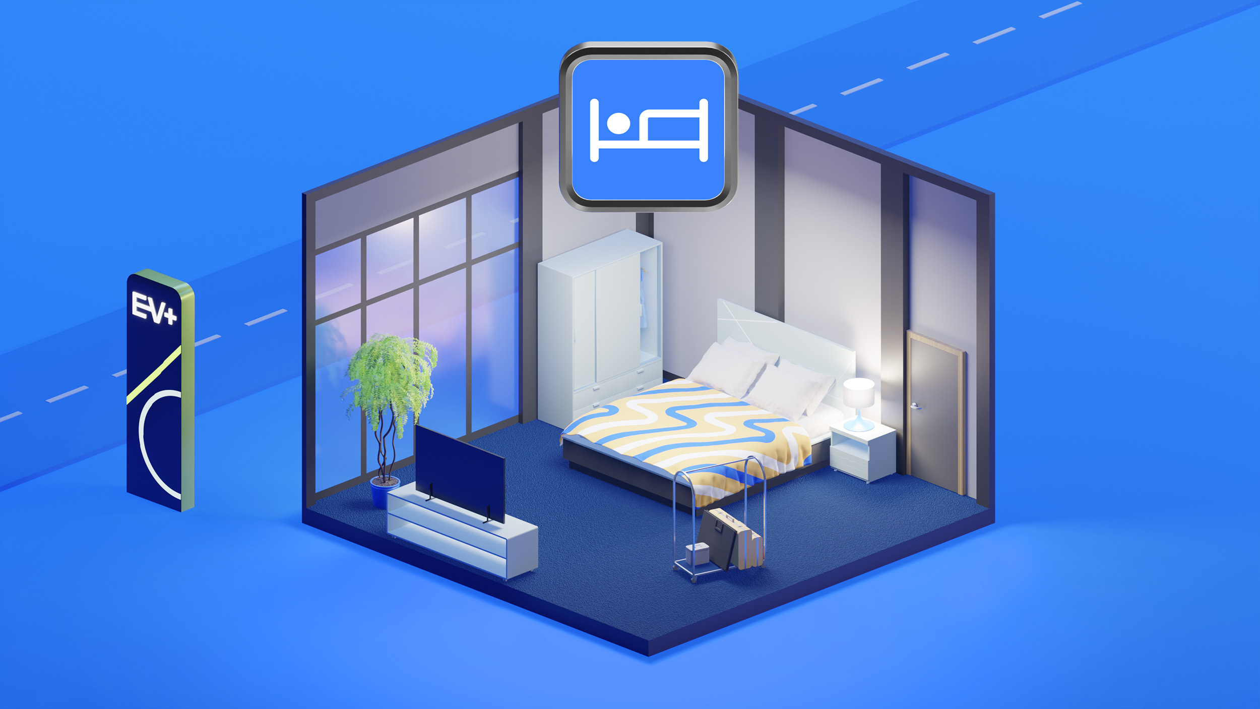 EV+. Инфраструктура электрокаров — Изображение №13 — Брендинг, 3D на Dprofile