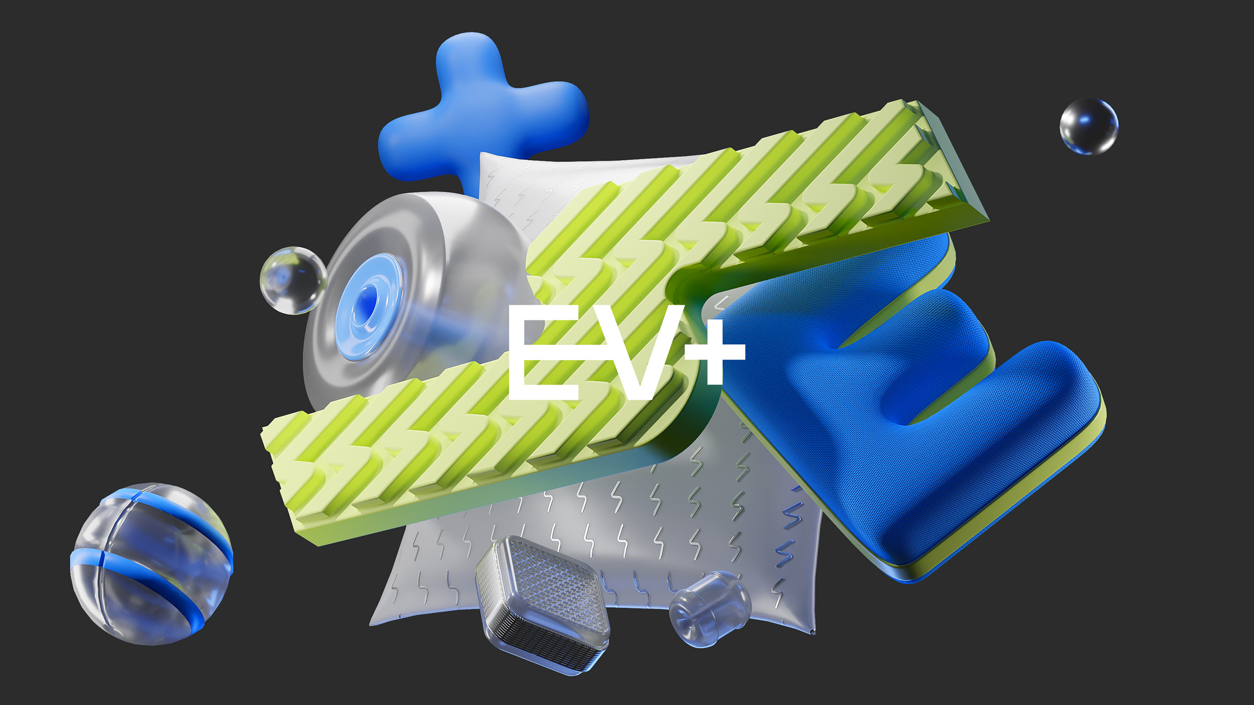 EV+. Инфраструктура электрокаров — Изображение №1 — Брендинг, 3D на Dprofile