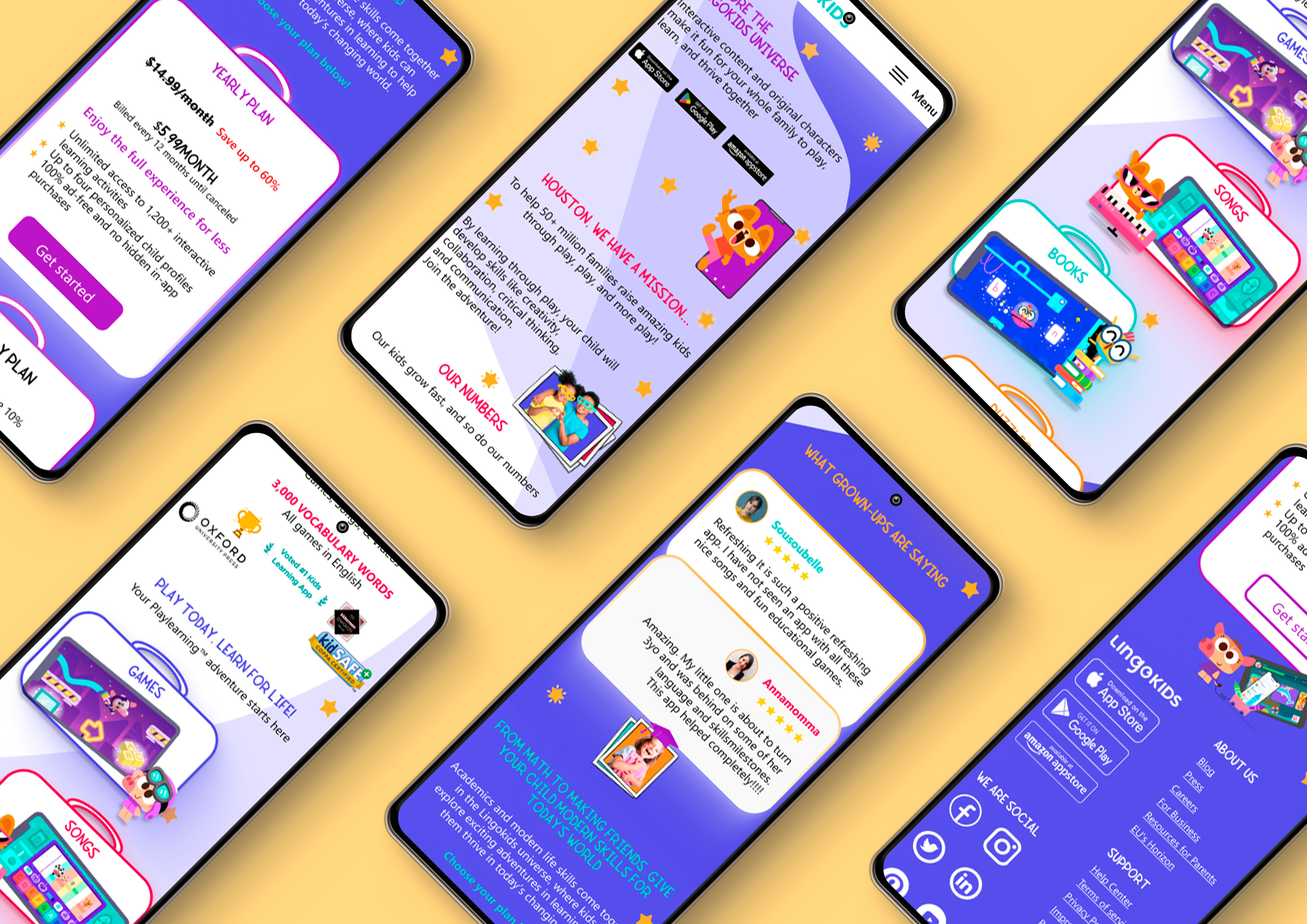 Lingokids | Website design — Изображение №9 — Анимация, Интерфейсы на Dprofile