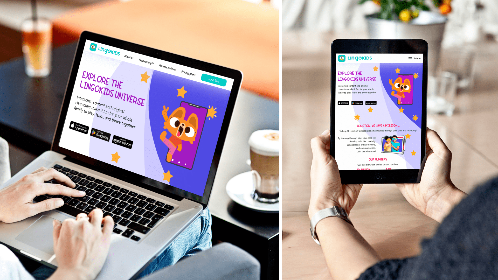 Lingokids | Website design — Изображение №3 — Анимация, Интерфейсы на Dprofile