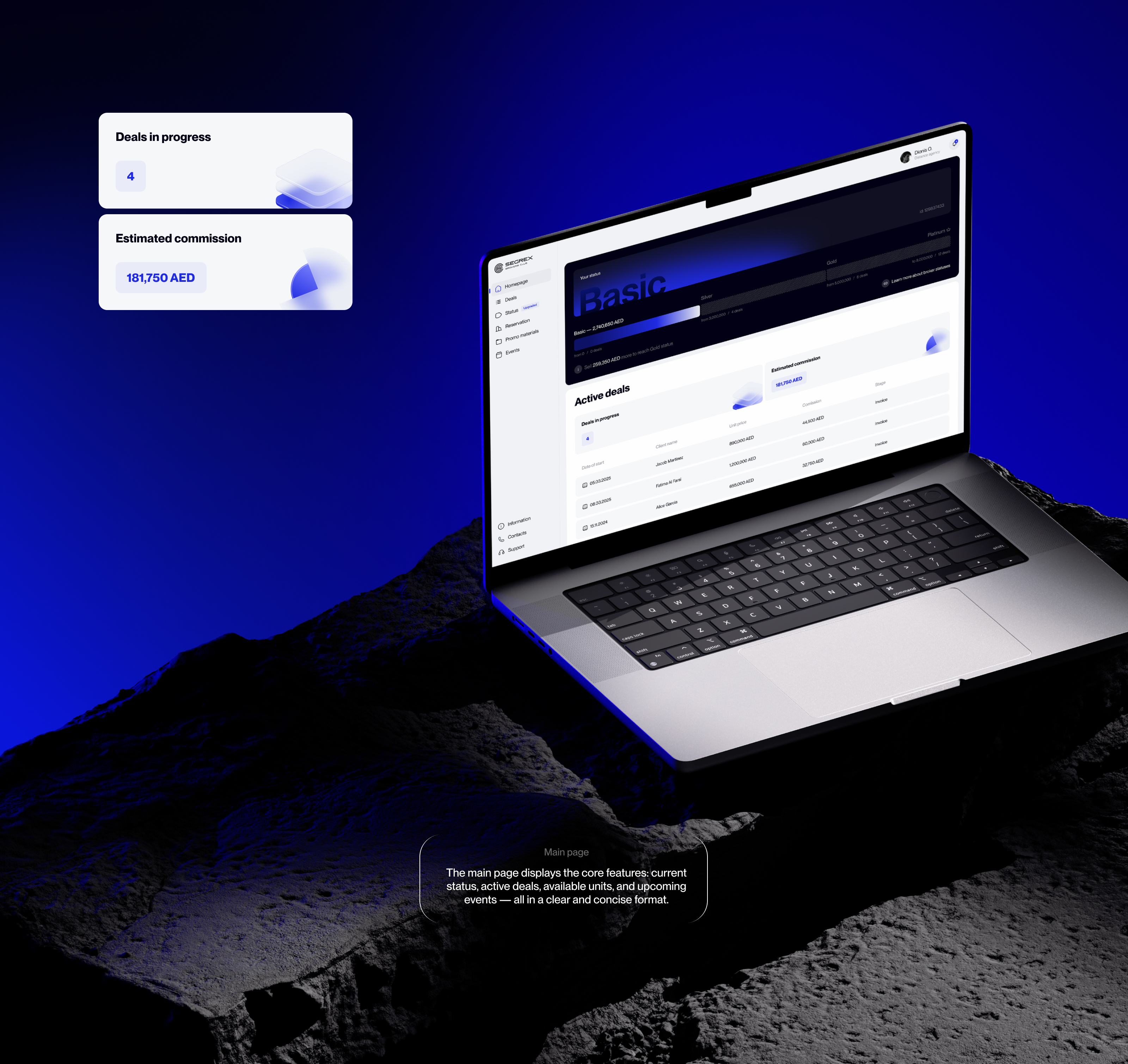 Segrex Brokers Club — Изображение №4 — Интерфейсы на Dprofile