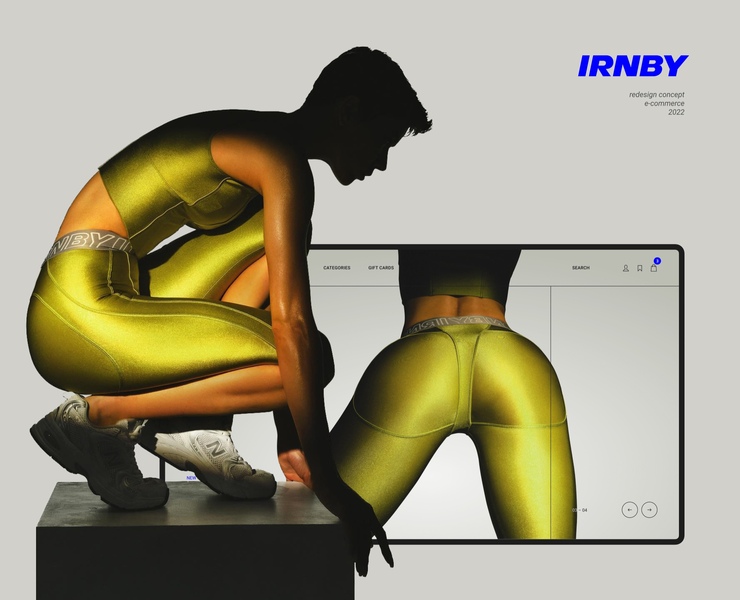 IRNBY | e-commerce redesign на Dprofile