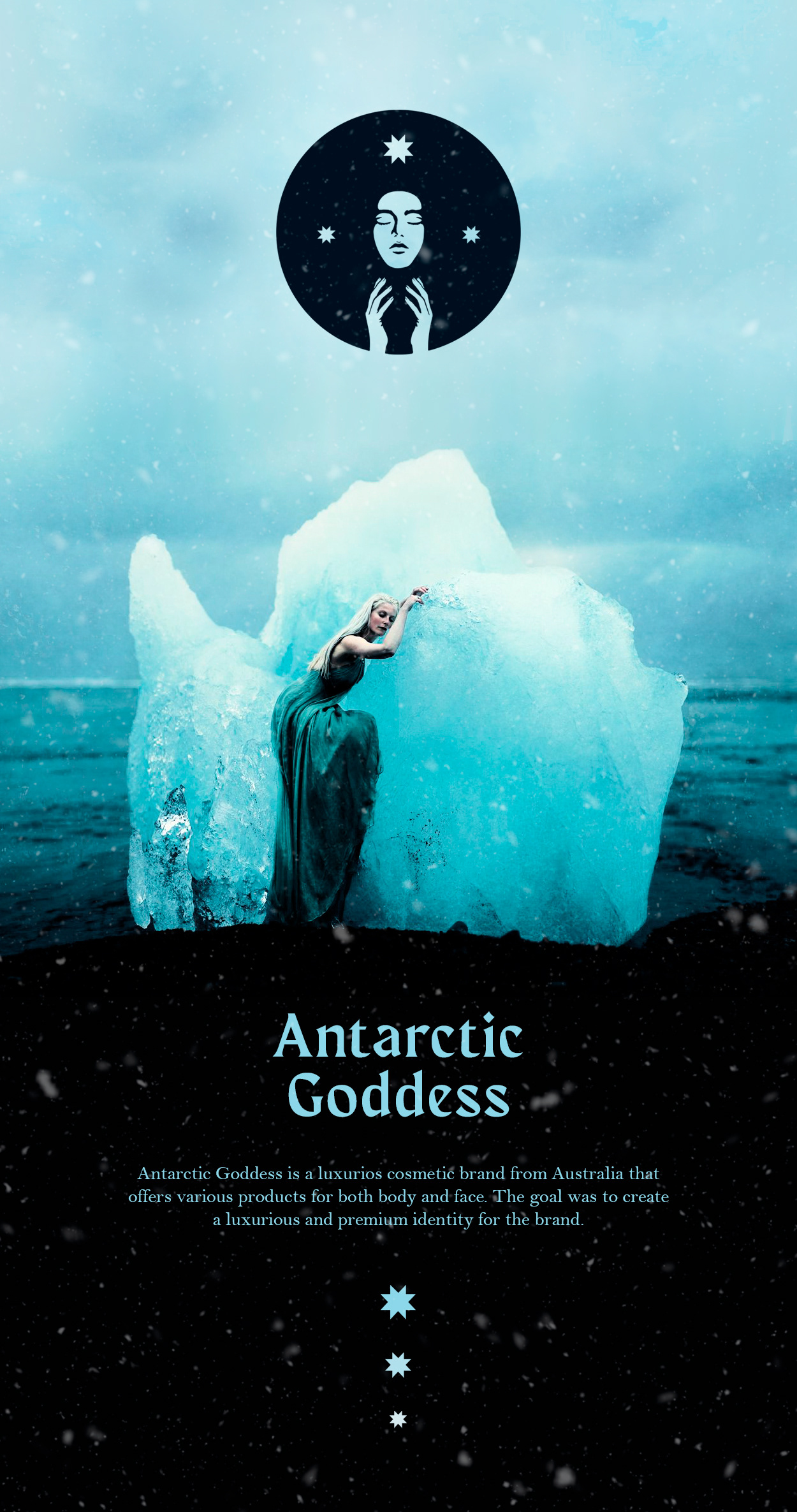Antarctic Goddess | дизайн упаковки — Изображение №1 — Брендинг на Dprofile
