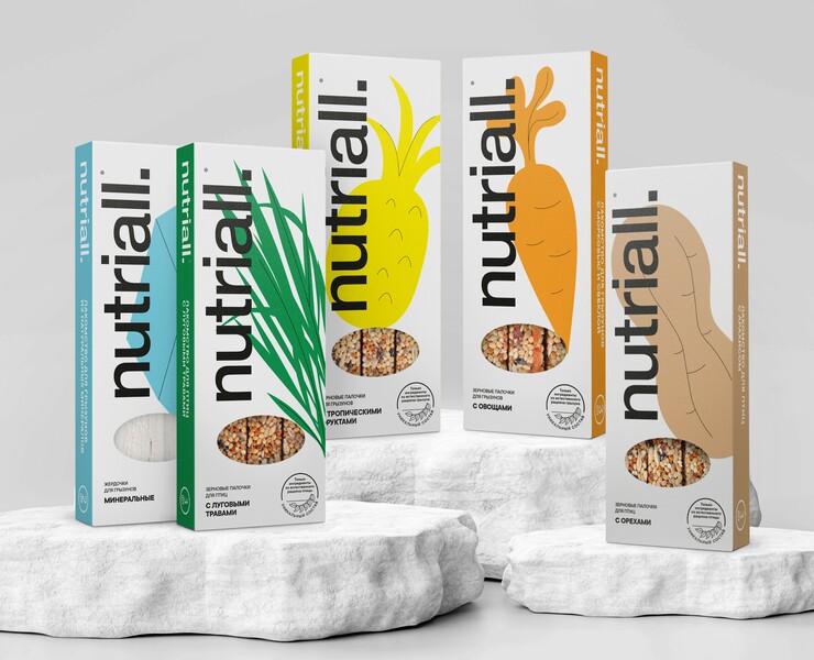 Дизайн упаковок для лакомств NUTRIALL — Графика на Dprofile