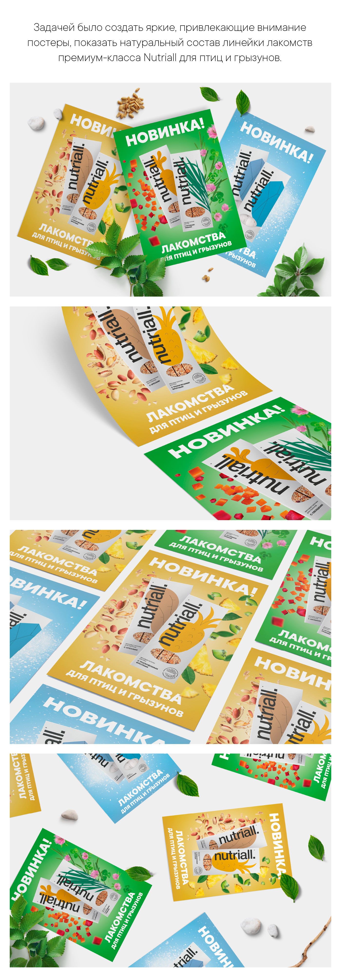 Постеры для лакомств NUTRIALL — Изображение №1 — Графика, Маркетинг на Dprofile