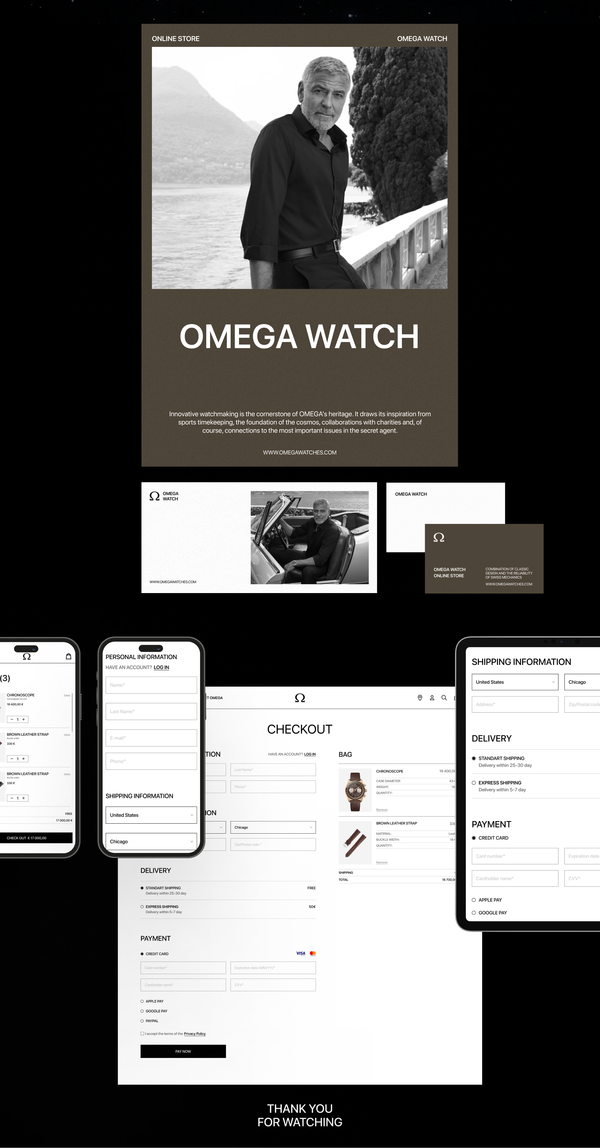 Omega Watch | E-commerce — Изображение №6 — Интерфейсы на Dprofile