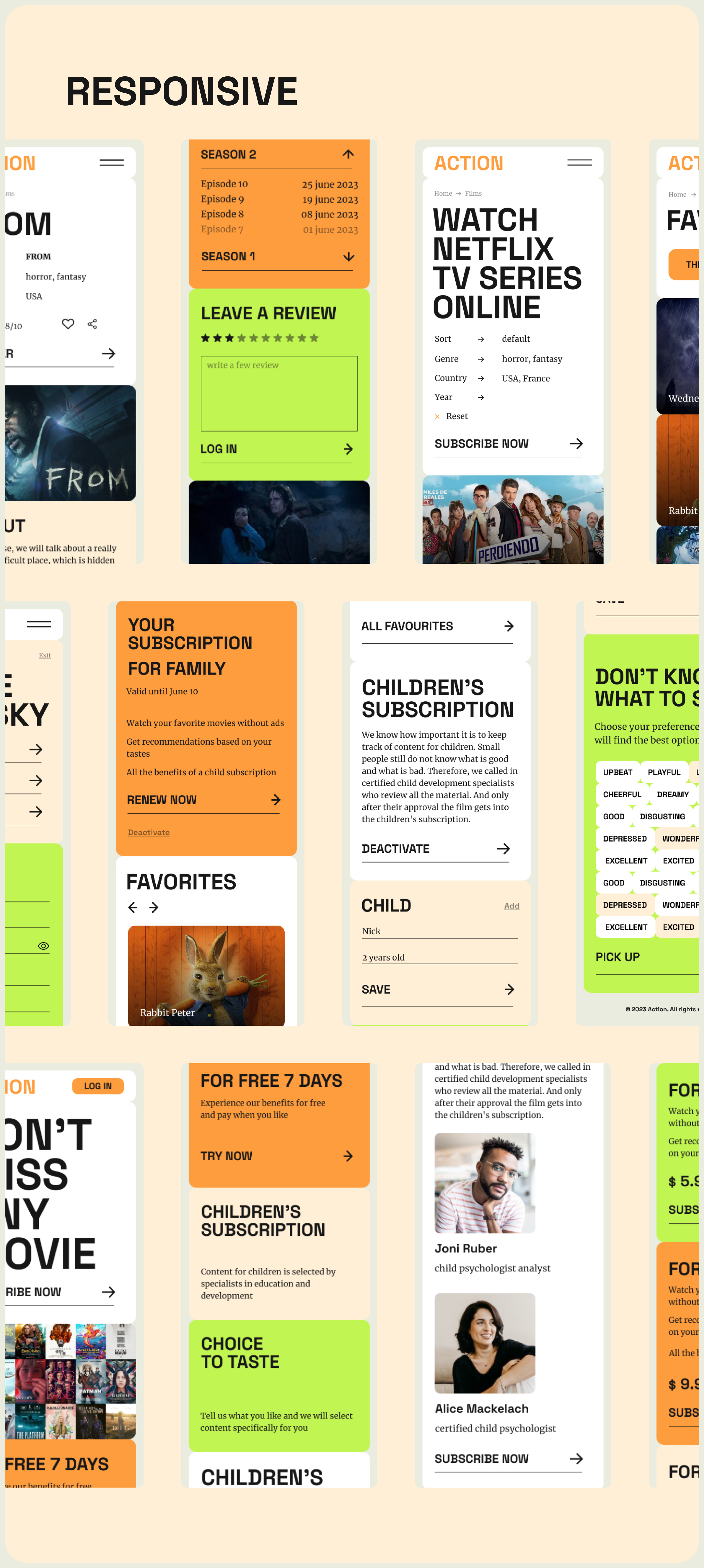 Online cinema Action — Изображение №13 — Интерфейсы, Маркетинг на Dprofile