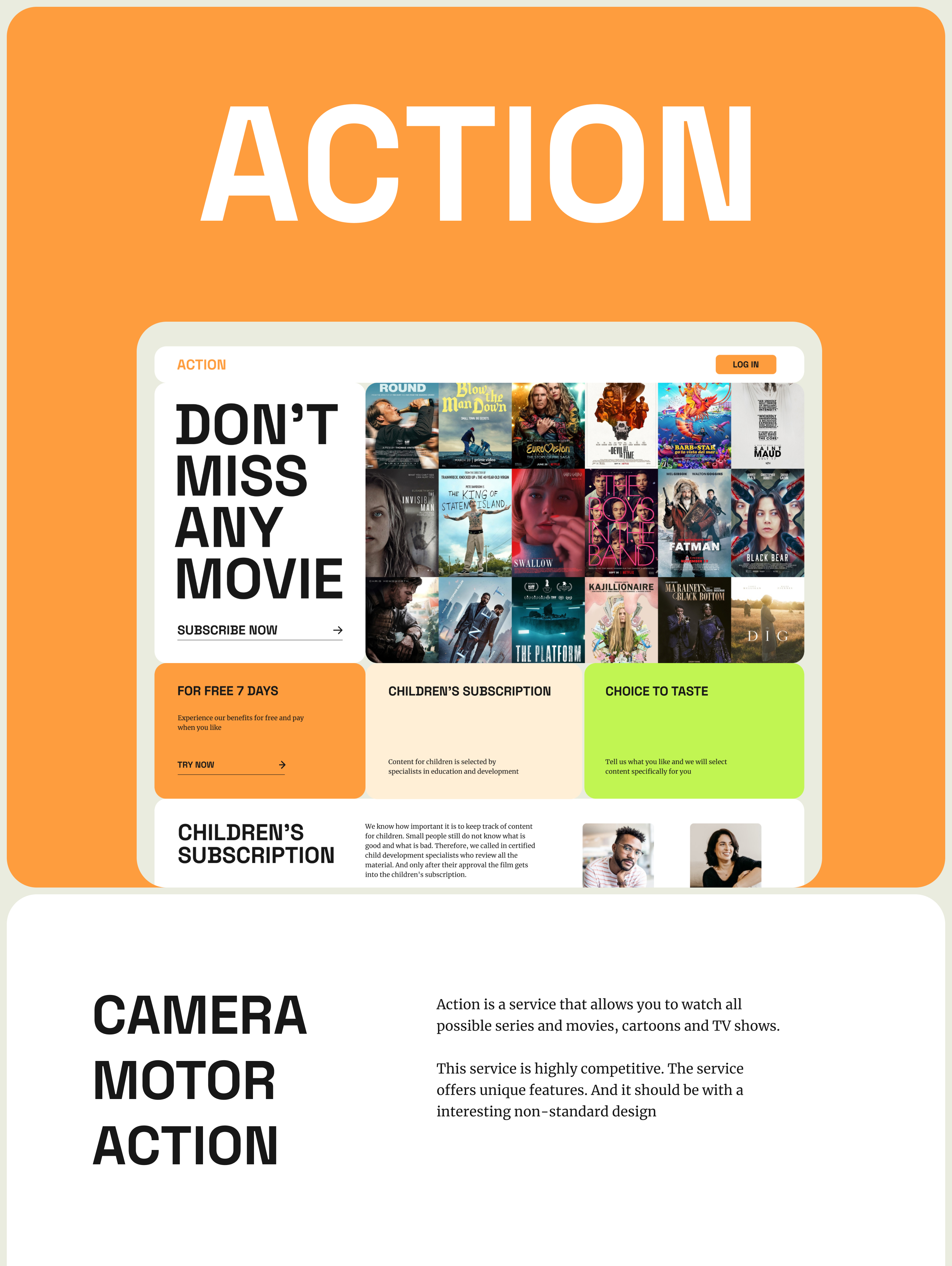 Online cinema Action — Изображение №1 — Интерфейсы, Маркетинг на Dprofile