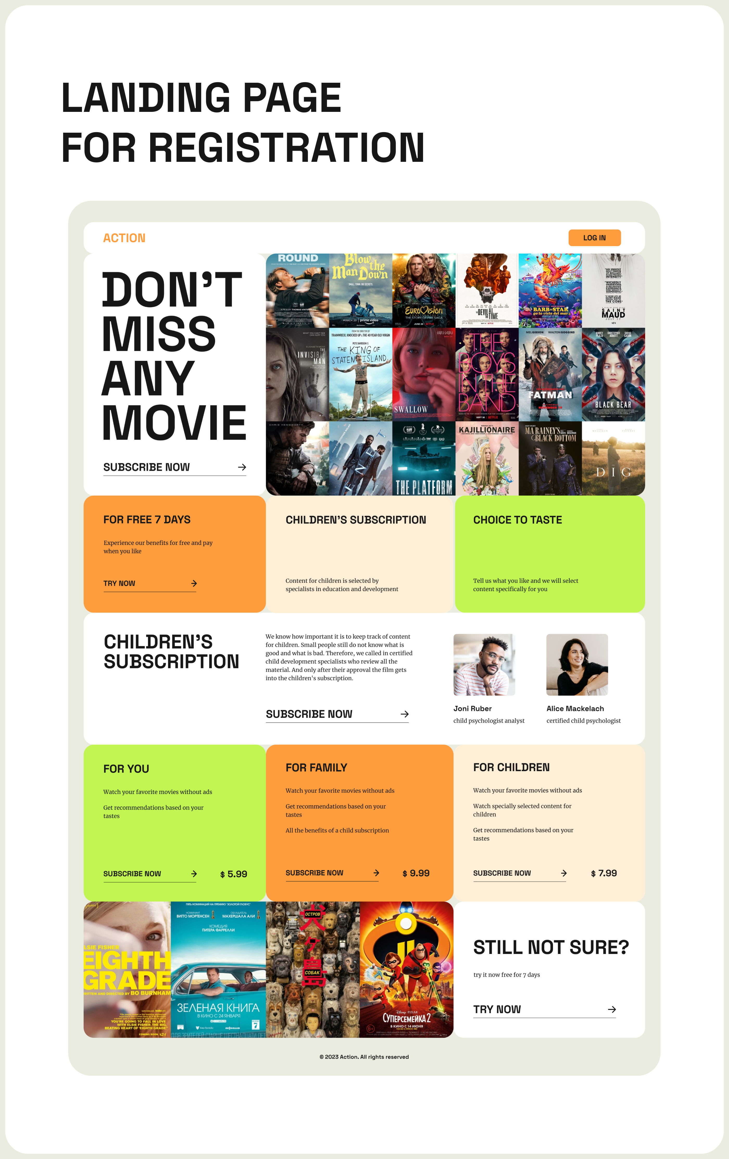 Online cinema Action — Изображение №9 — Интерфейсы, Маркетинг на Dprofile