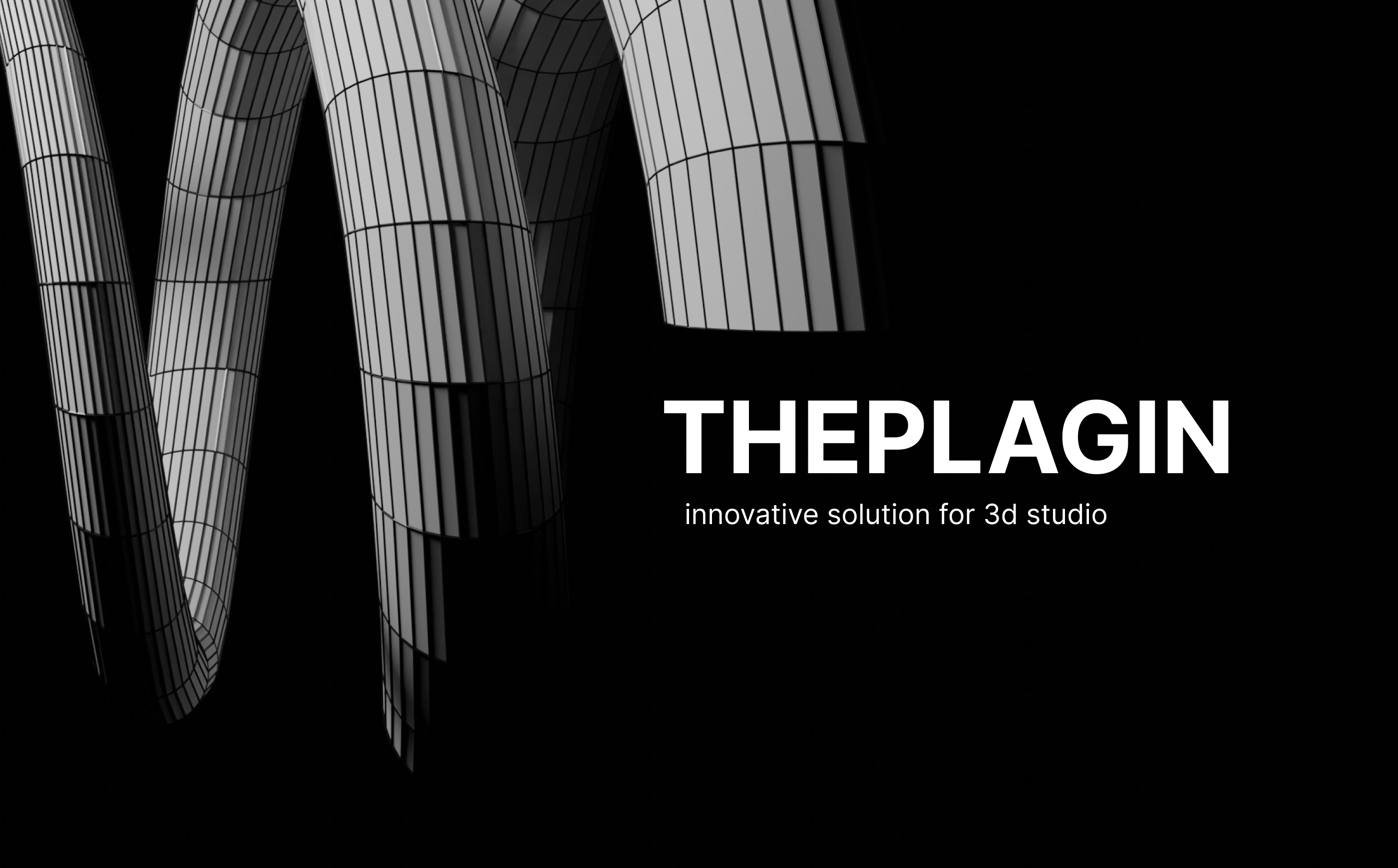THEPLAGIN - сервис для студии 3d — Изображение №1 — Интерфейсы, Брендинг на Dprofile