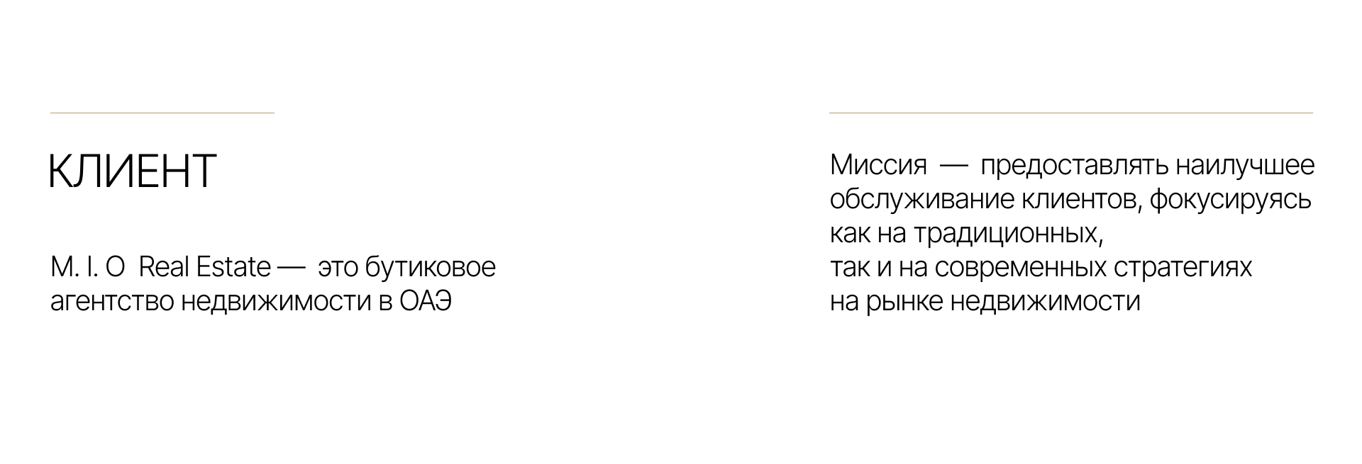 Презентация для агентства недвижимости в ОАЭ — Изображение №2 — Маркетинг на Dprofile