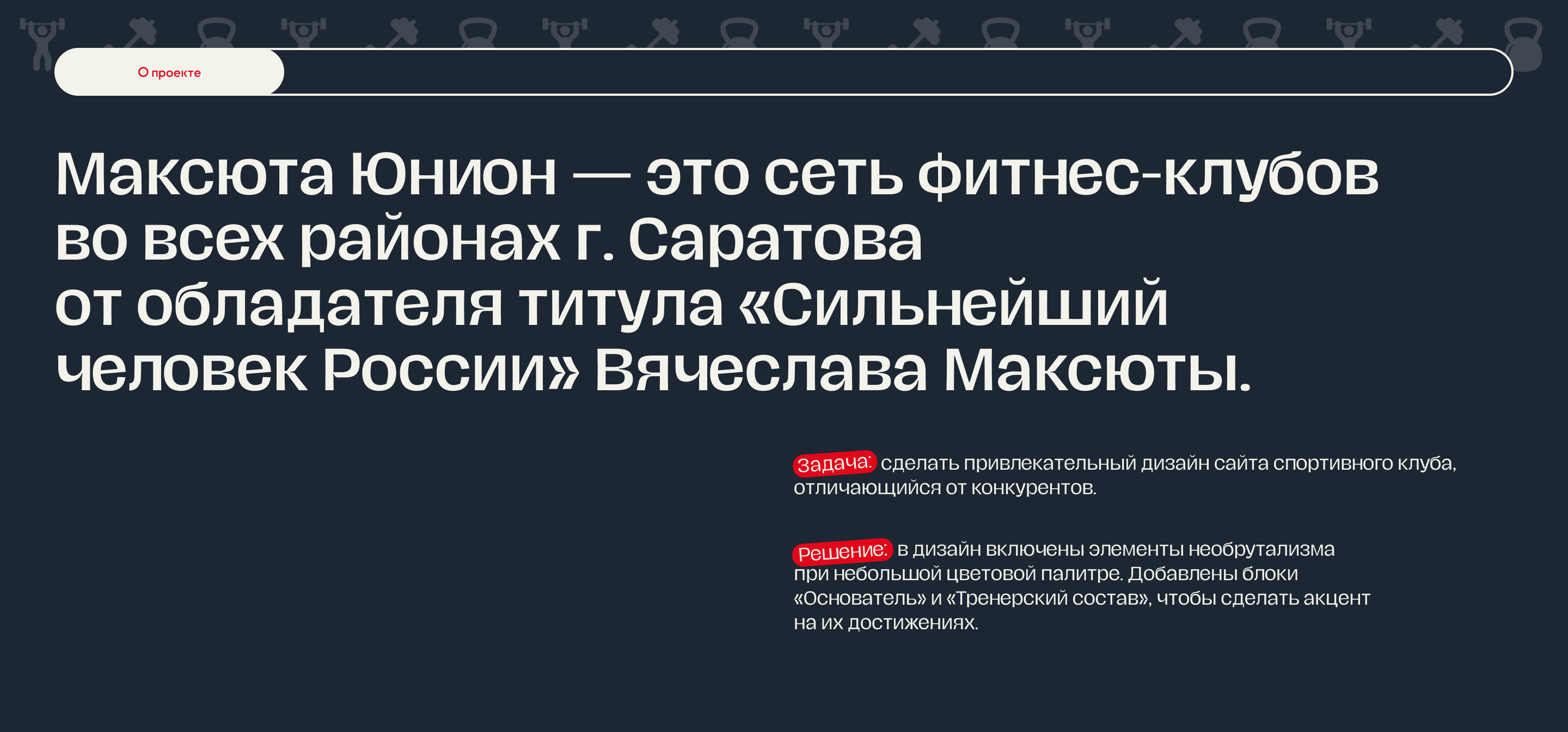 MАКСЮТА ЮНИОН / REDESIGN CONCEPT — Изображение №2 — Интерфейсы на Dprofile