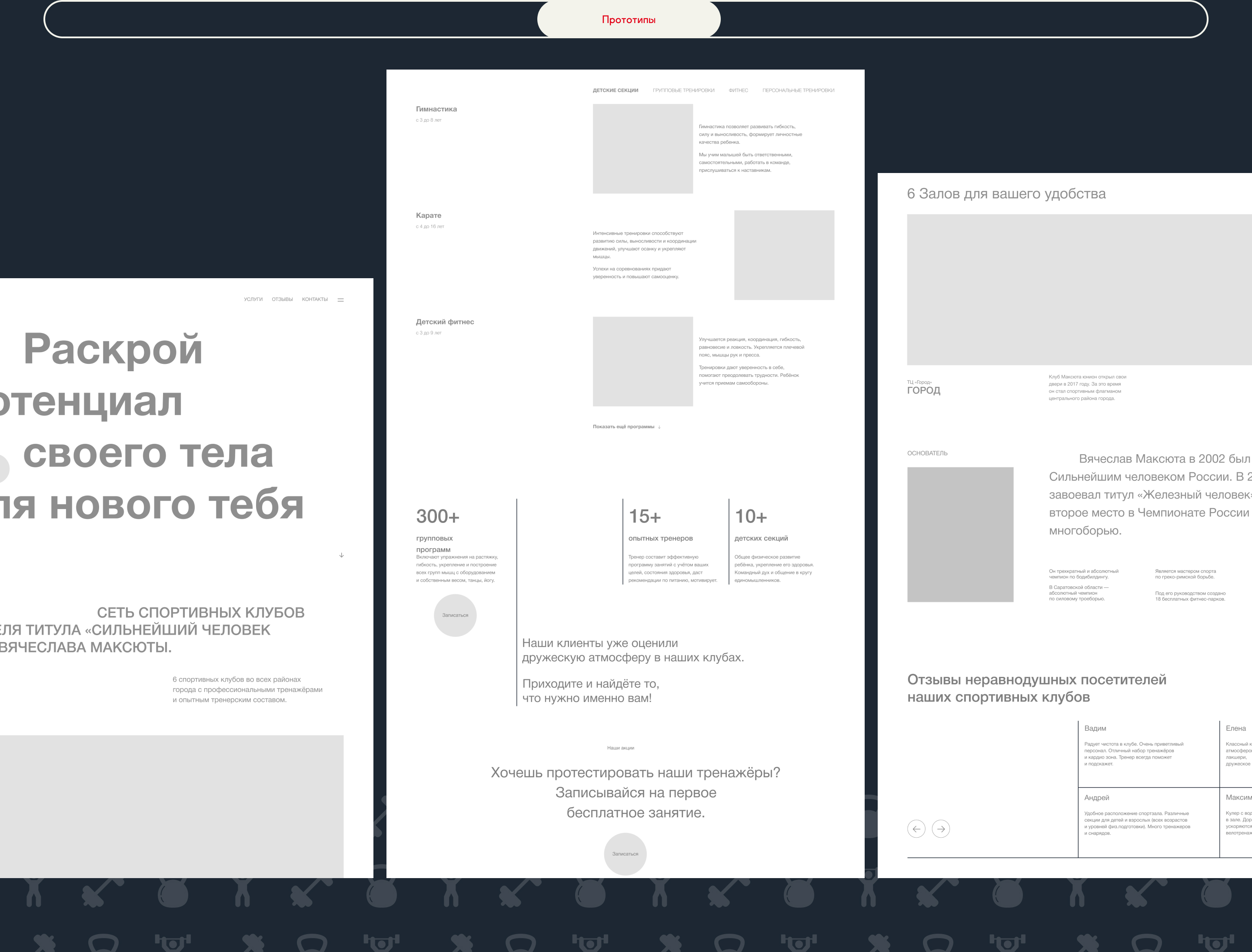 MАКСЮТА ЮНИОН / REDESIGN CONCEPT — Изображение №3 — Интерфейсы на Dprofile