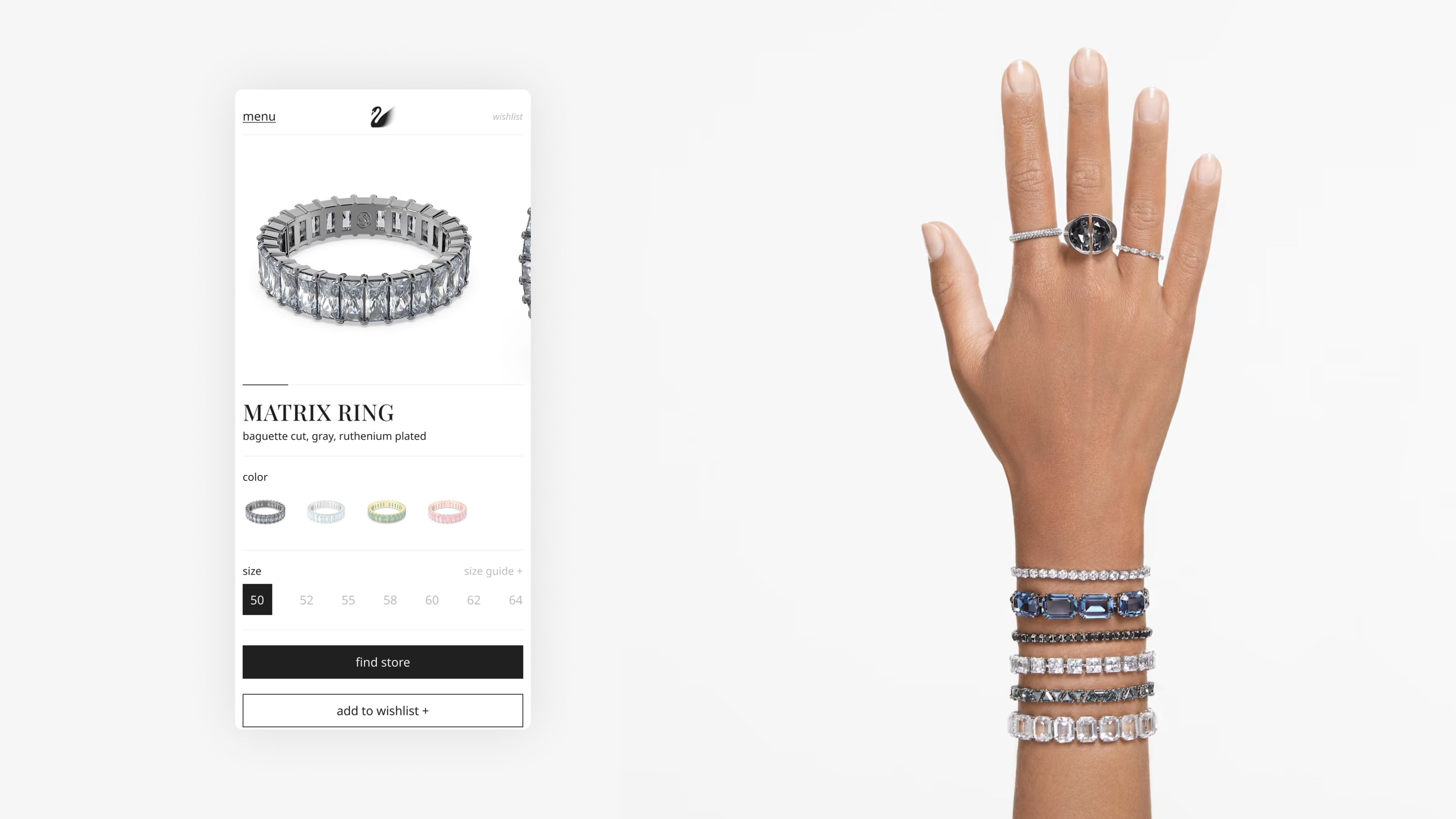 SWAROVSKI | web. | concept — Изображение №8 — Интерфейсы, Анимация на Dprofile