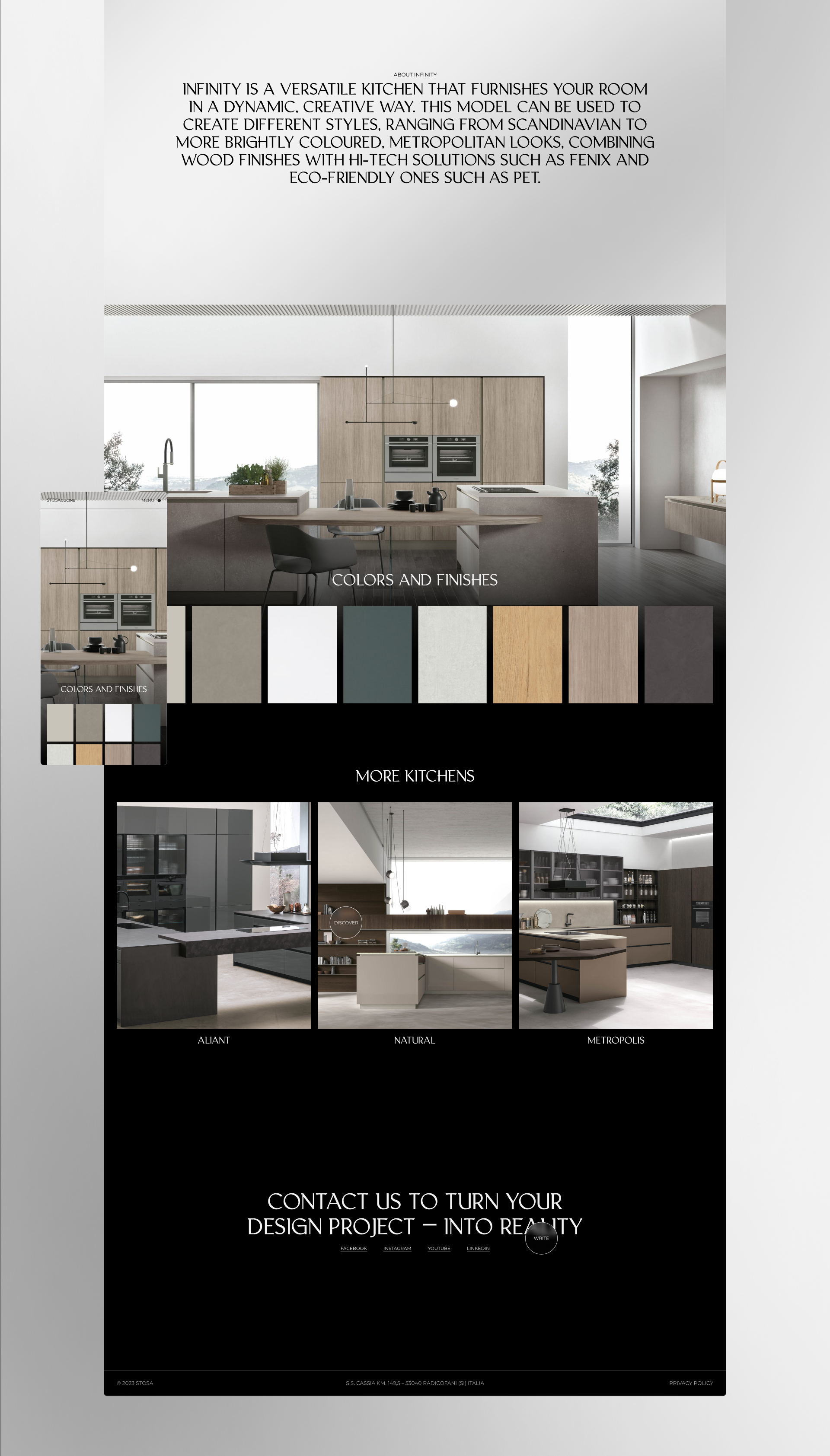 STOSAcucine | web. | concept — Изображение №11 — Интерфейсы, Анимация на Dprofile