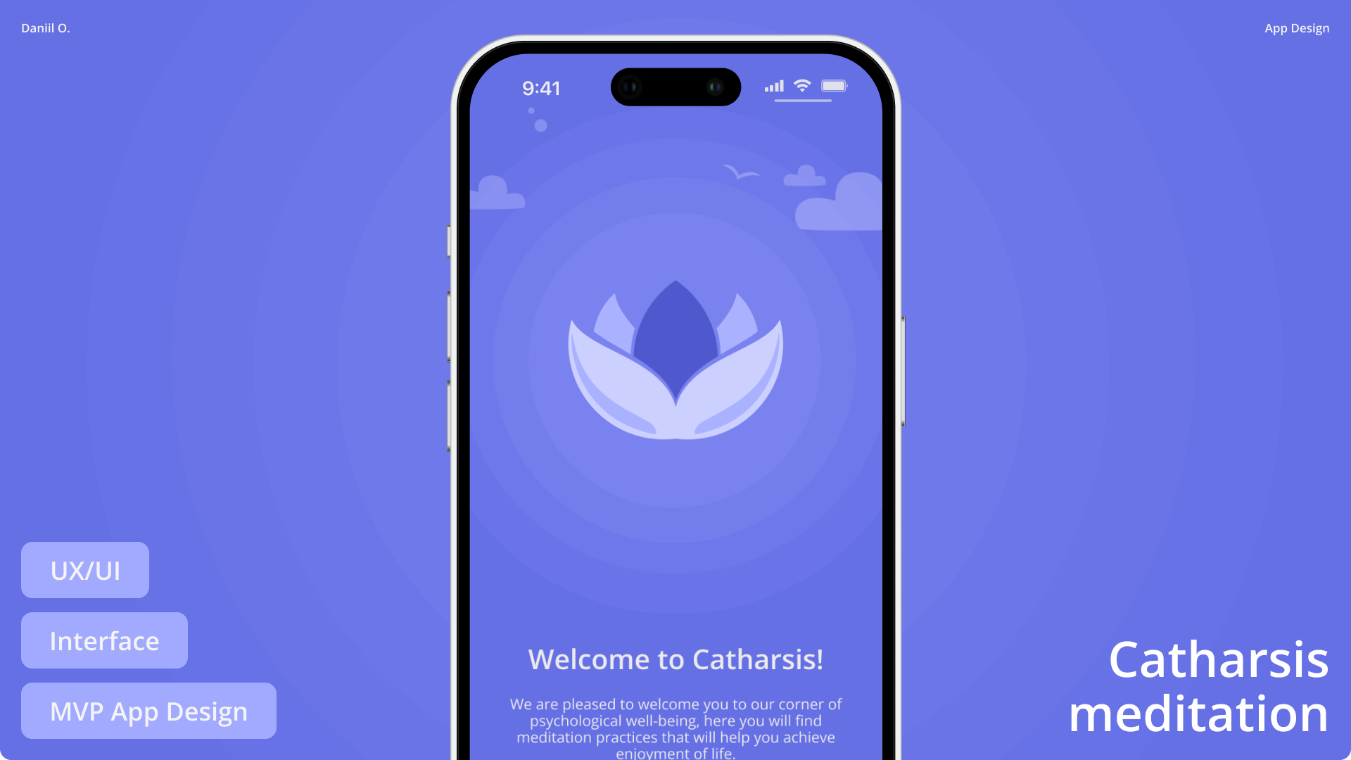 Catharsis | app design | case — Изображение №1 — Интерфейсы на Dprofile
