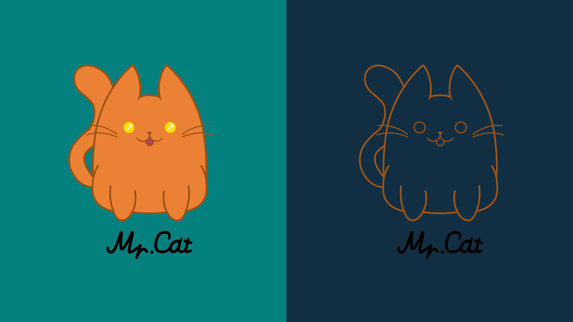 Mr.Cat — pet store / logo / brand Identity — Изображение №1 — Иллюстрация, Графика на Dprofile