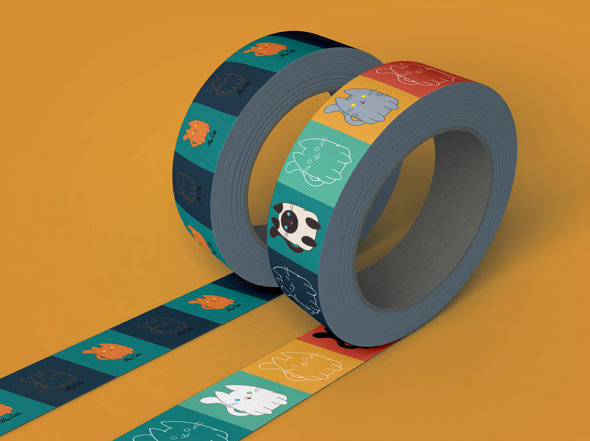 Mr.Cat — pet store / logo / brand Identity — Изображение №11 — Иллюстрация, Графика на Dprofile