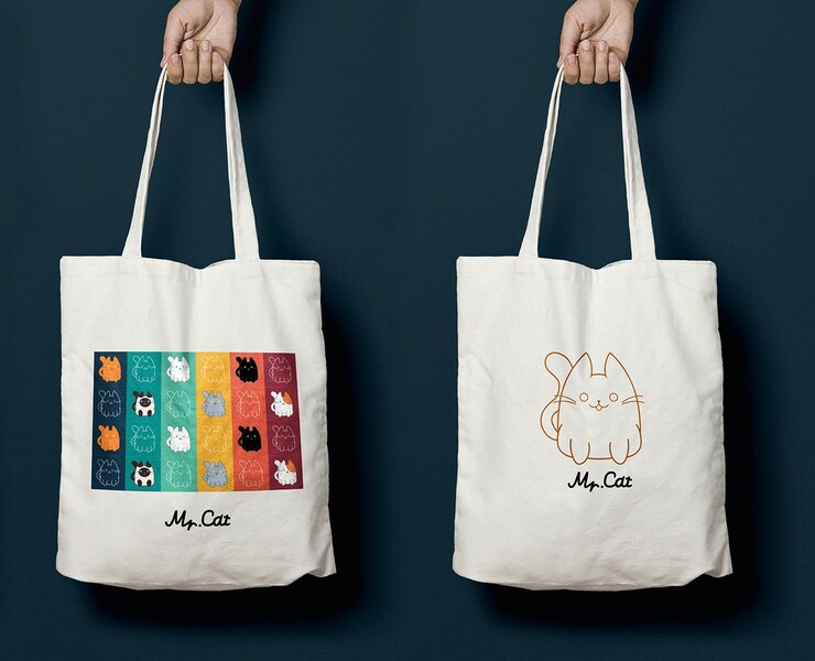 Mr.Cat — pet store / logo / brand Identity — Иллюстрация, Графика на Dprofile