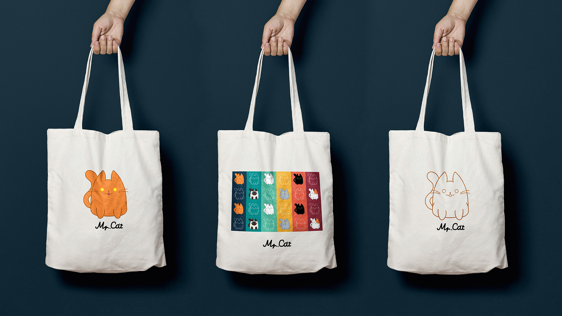 Mr.Cat — pet store / logo / brand Identity — Изображение №9 — Иллюстрация, Графика на Dprofile