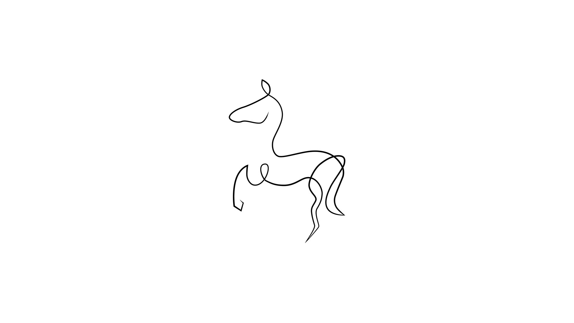 One Line - animals — Изображение №3 — Иллюстрация, Графика на Dprofile