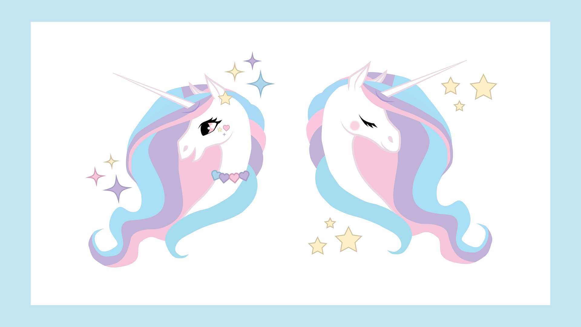 Unicorn Stickers — Изображение №5 — Иллюстрация, Графика на Dprofile