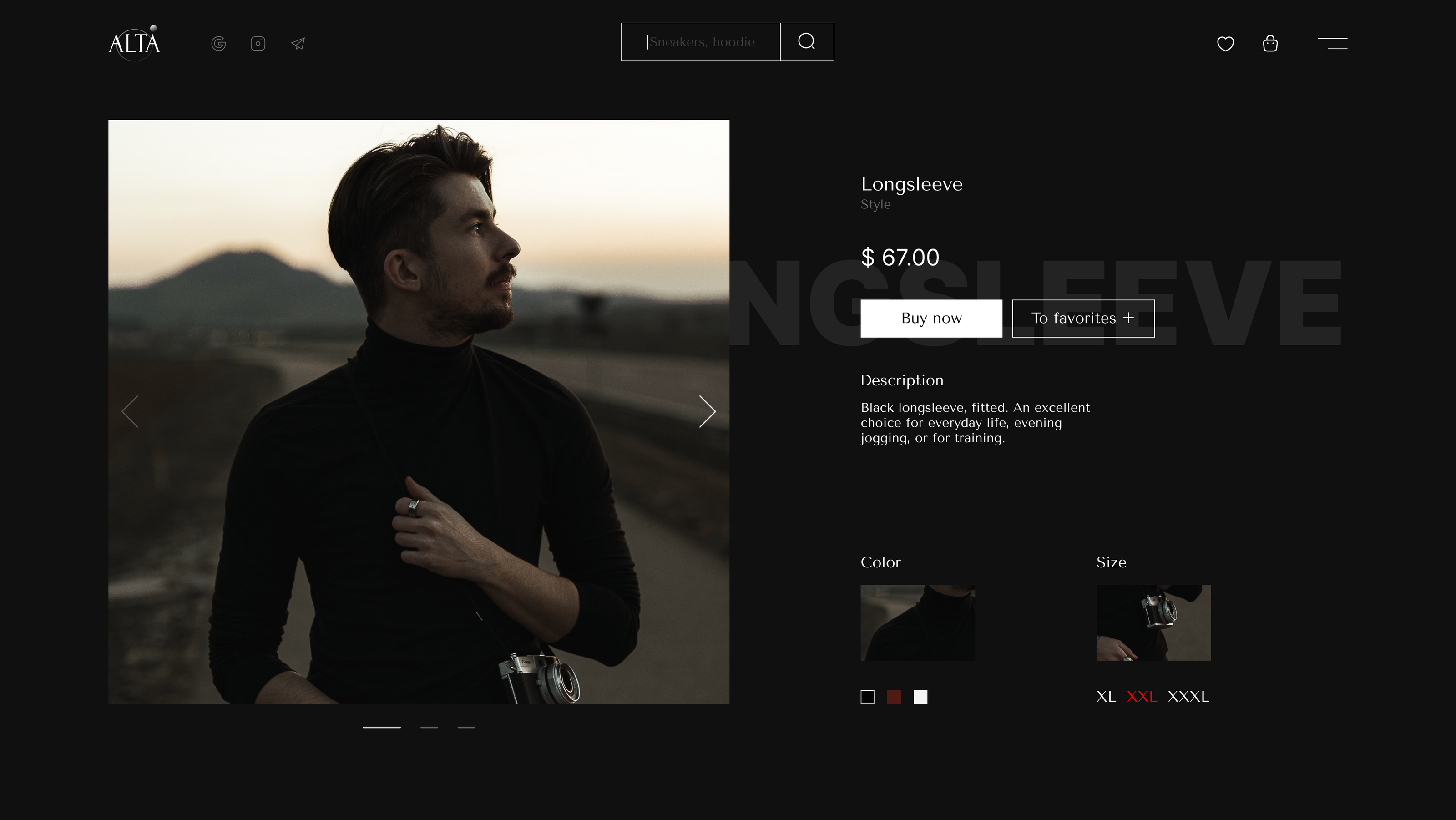 ALTA | CLOTHING STORE | WEBSITE — Изображение №10 — Интерфейсы на Dprofile