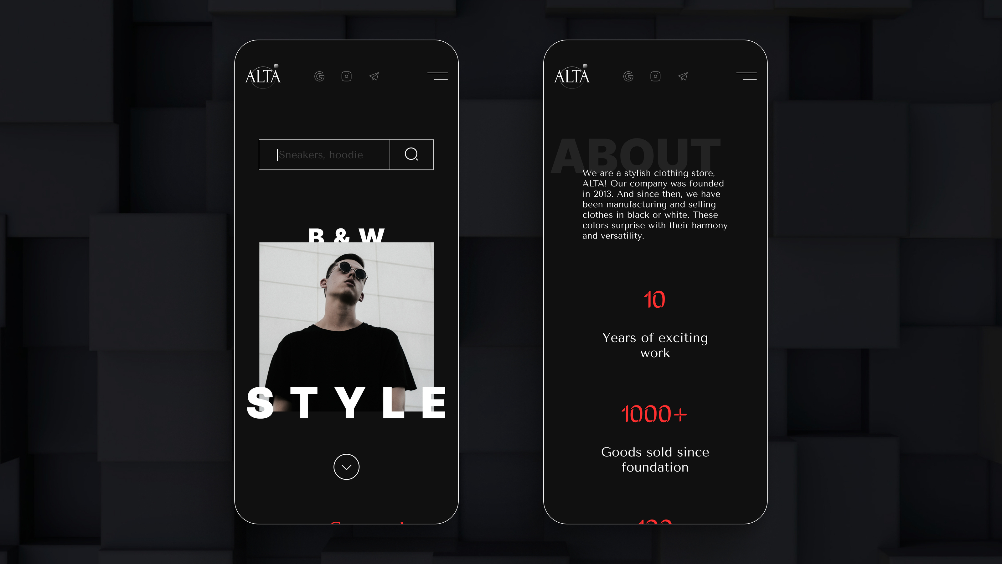ALTA | CLOTHING STORE | WEBSITE — Изображение №6 — Интерфейсы на Dprofile