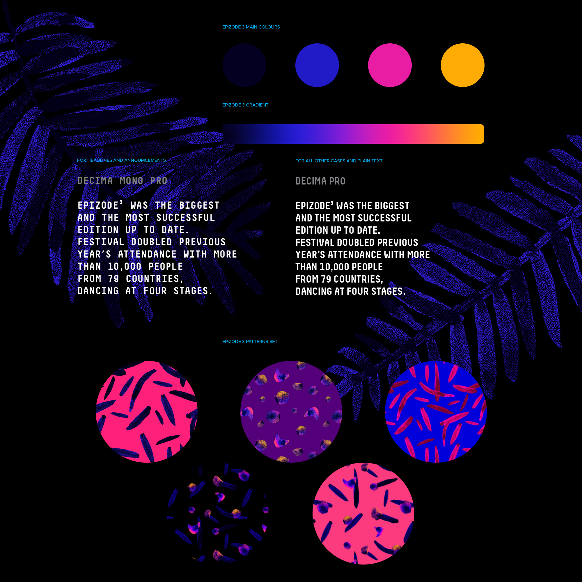 EPIZODE Music Festival / season 2018—2019 — Изображение №2 — Брендинг на Dprofile