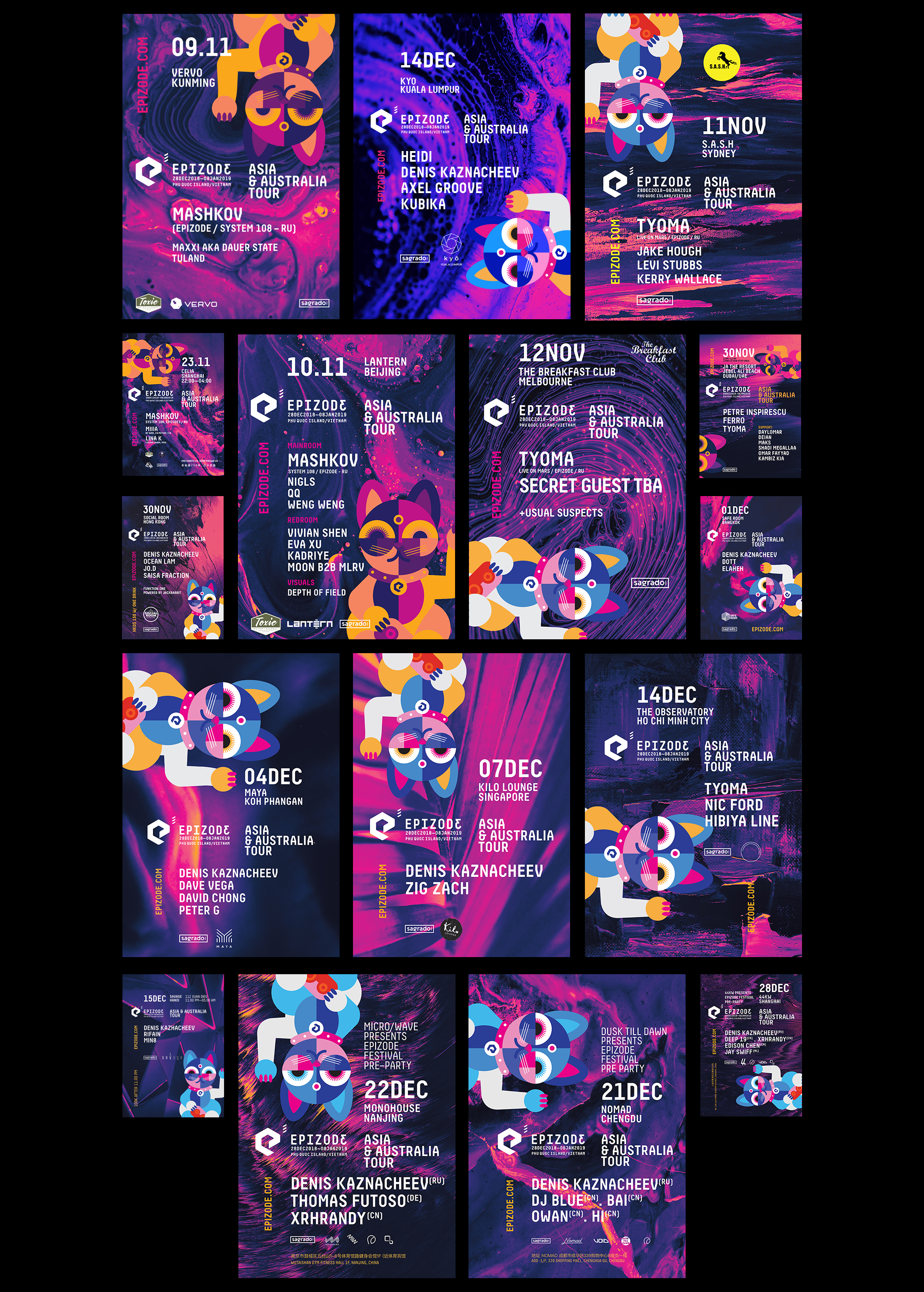 EPIZODE Music Festival / season 2018—2019 — Изображение №5 — Брендинг на Dprofile