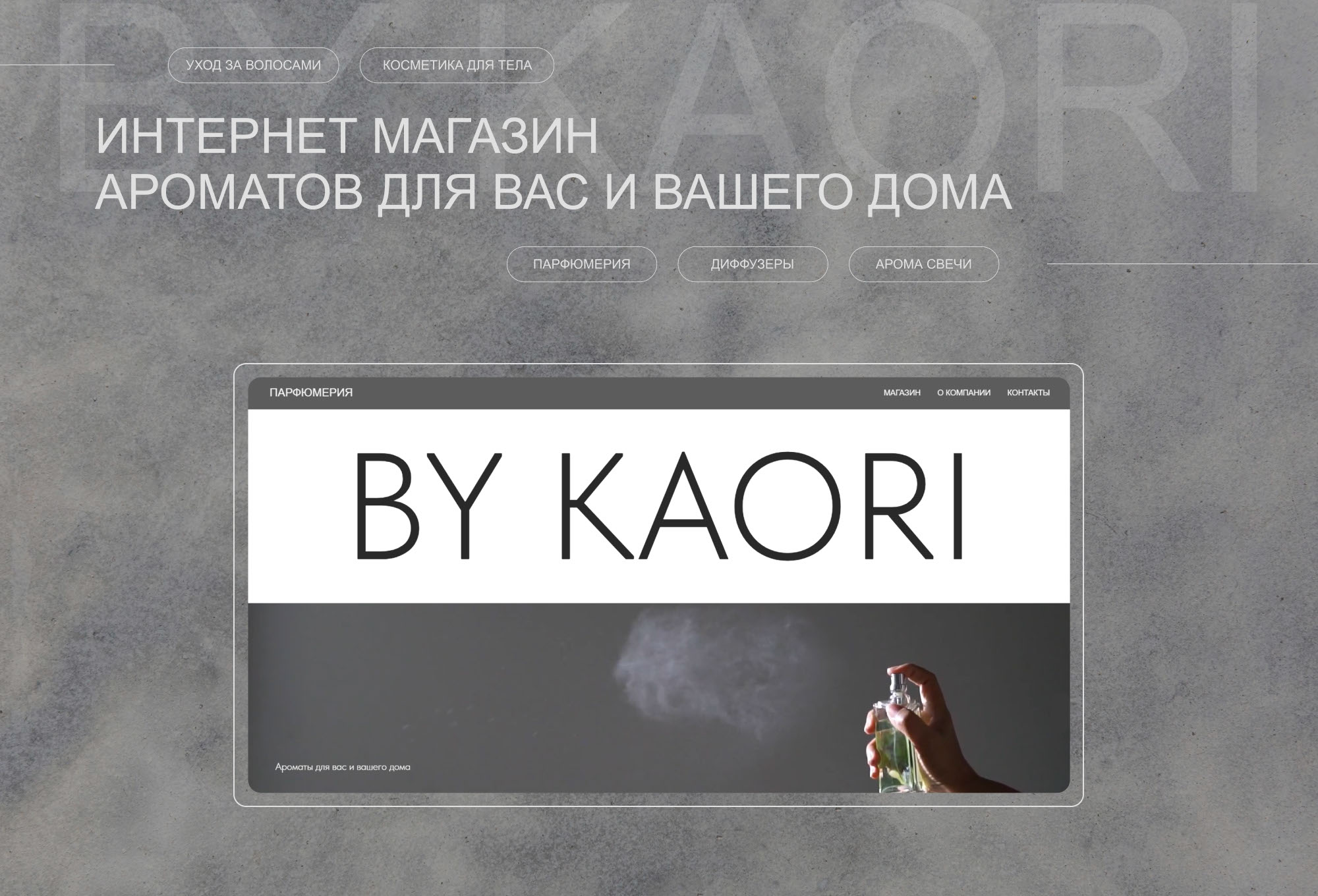 Интернет-магазин парфюмерии и косметики — Изображение №1 — Интерфейсы на Dprofile