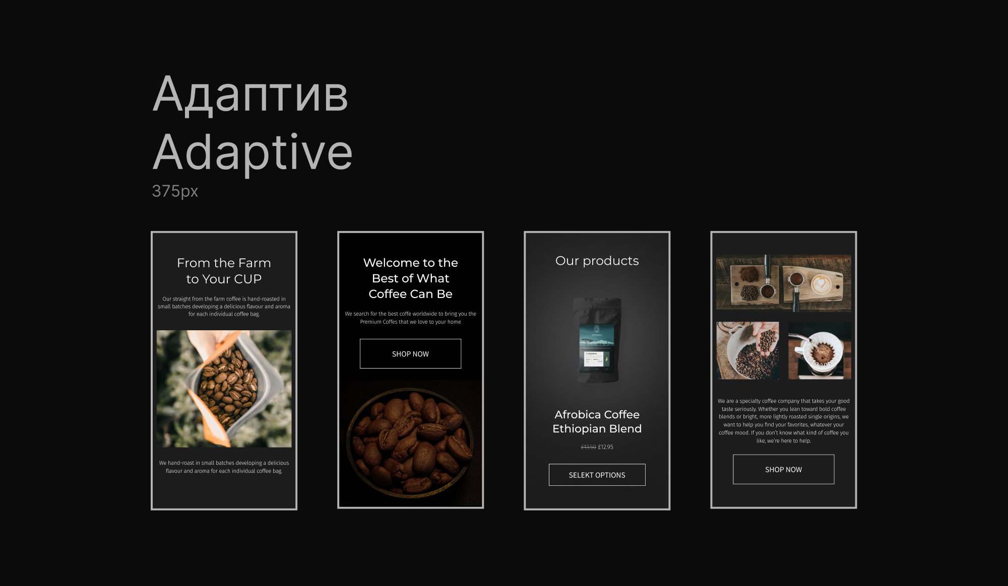 AFROBICA — Изображение №12 — Интерфейсы на Dprofile