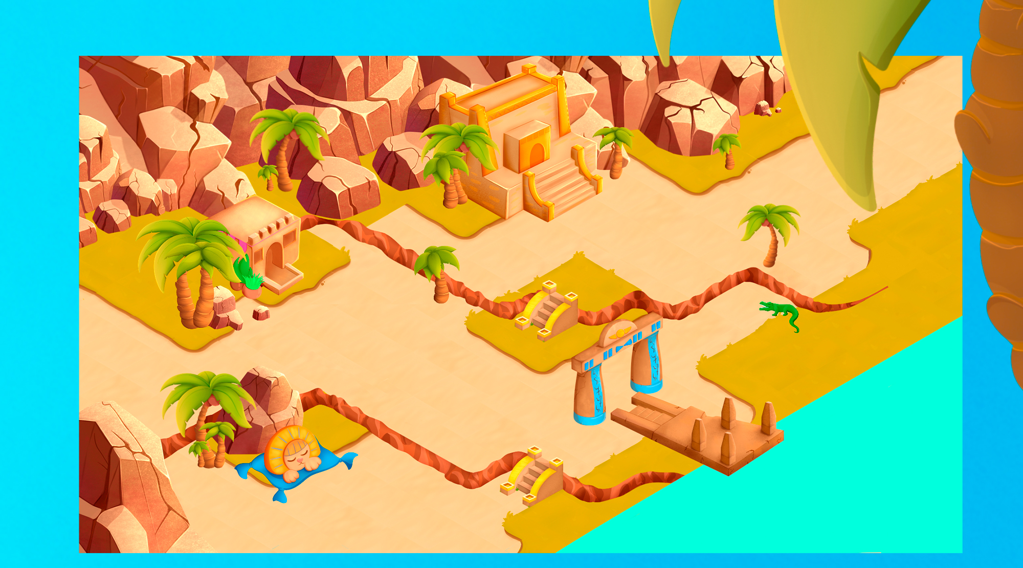 МОБИЛЬНАЯ ИГРА MATCH3 AIRA В ЕГИПТЕ — Изображение №8 — Иллюстрация, Анимация на Dprofile