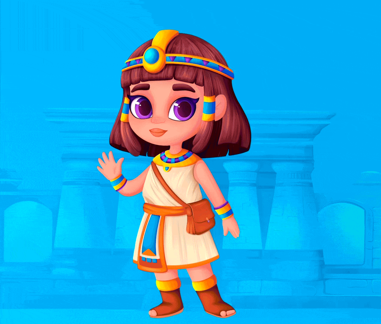 МОБИЛЬНАЯ ИГРА MATCH3 AIRA В ЕГИПТЕ — Изображение №5 — Иллюстрация, Анимация на Dprofile