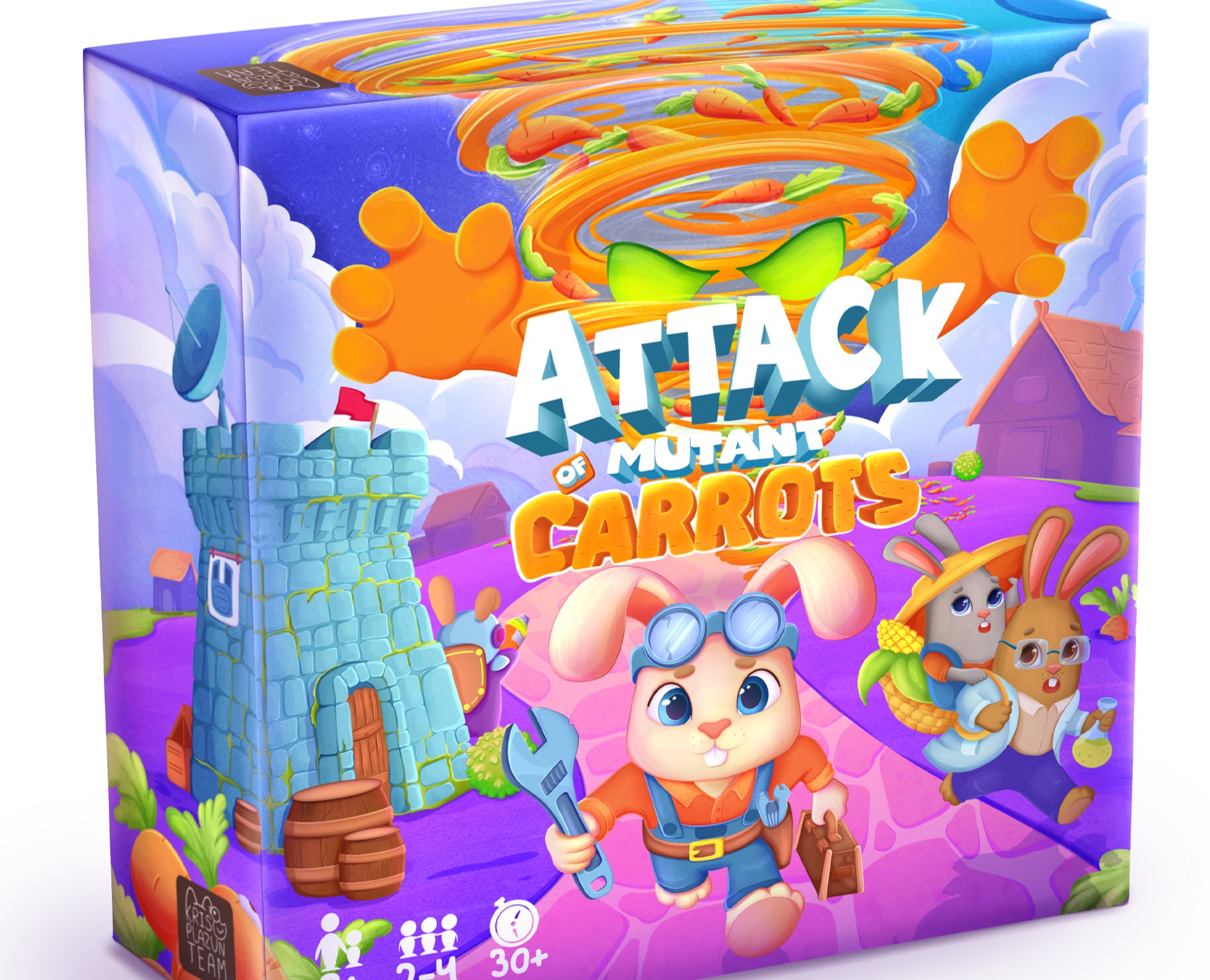 "Атака морковок-мутантов" настольная игра на Dprofile