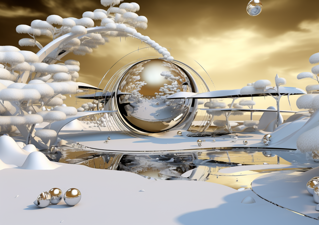 Волшебные шары в  лесу. — Изображение №13 — Иллюстрация, Графика на Dprofile