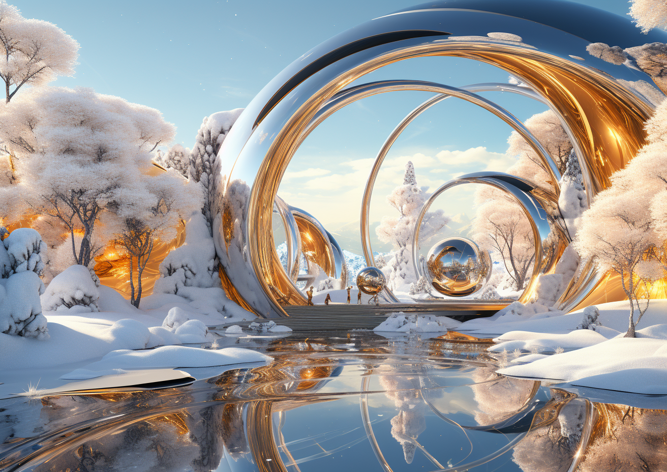 Волшебные шары в  лесу. — Изображение №5 — Иллюстрация, Графика на Dprofile